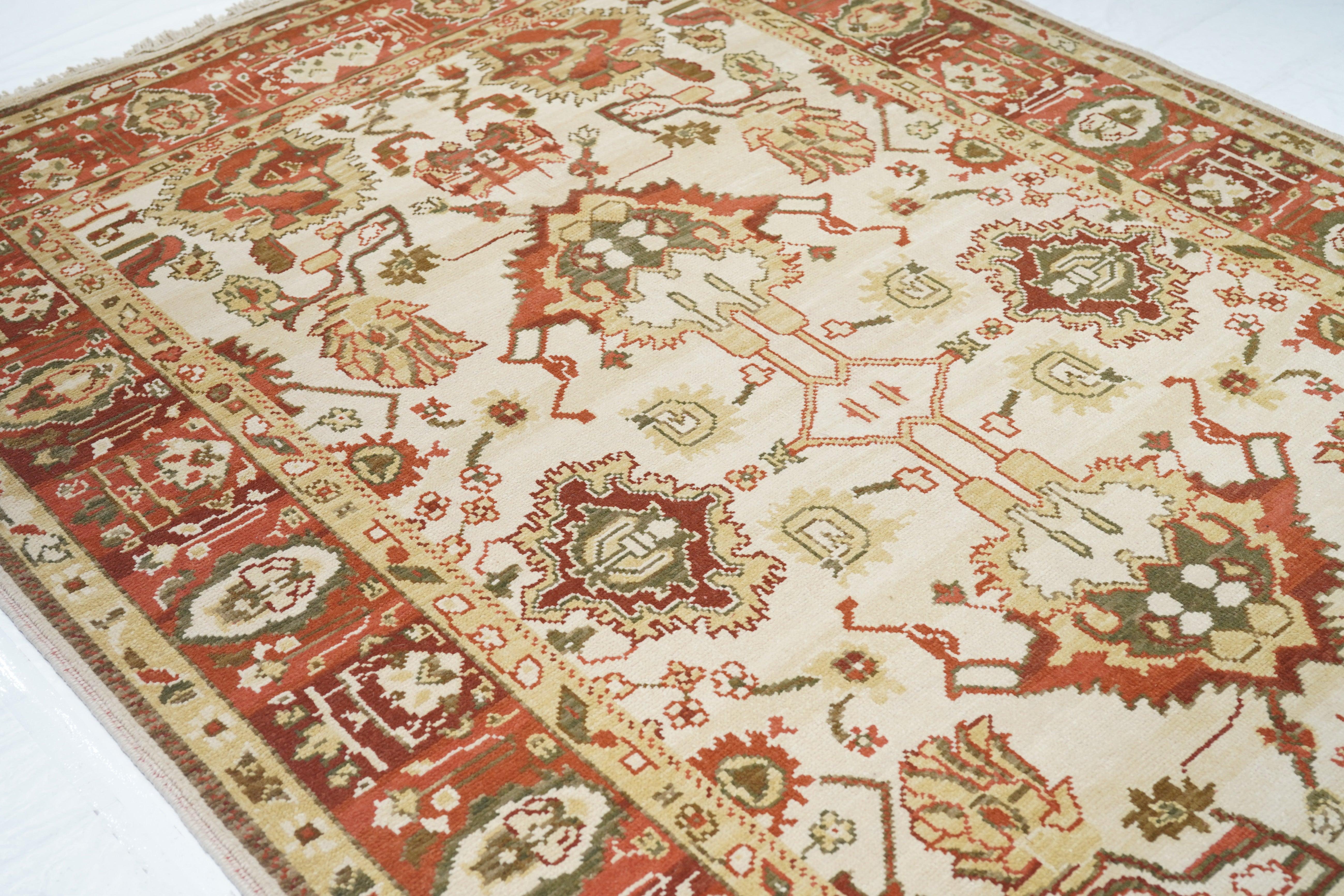 Oushak-Teppich 6'0'' x 9'0'' im Angebot 1