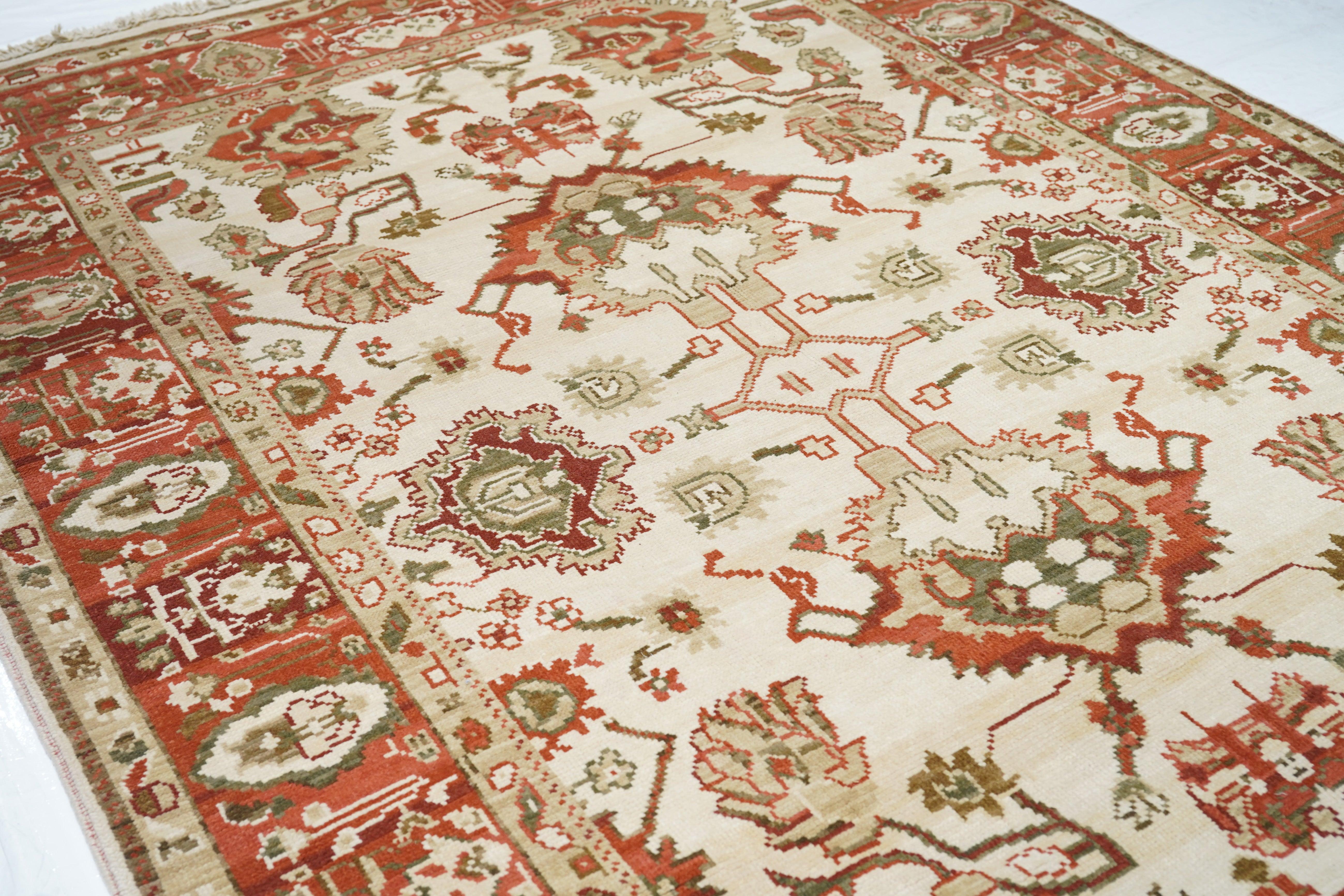 Tappeto Oushak 6'0'' x 9'0'' in vendita 1