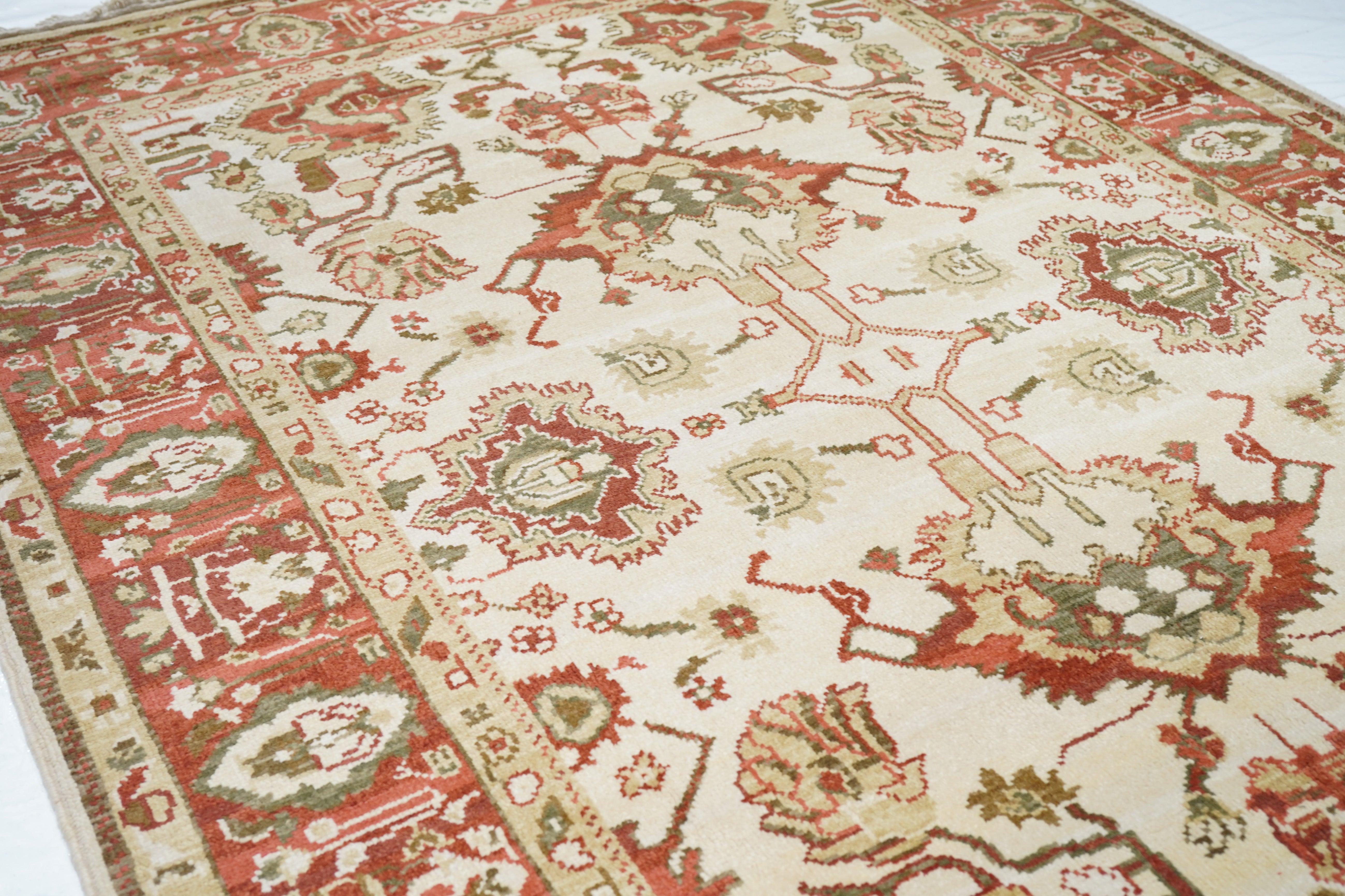 Tappeto Oushak 6'0'' x 9'0'' in vendita 2