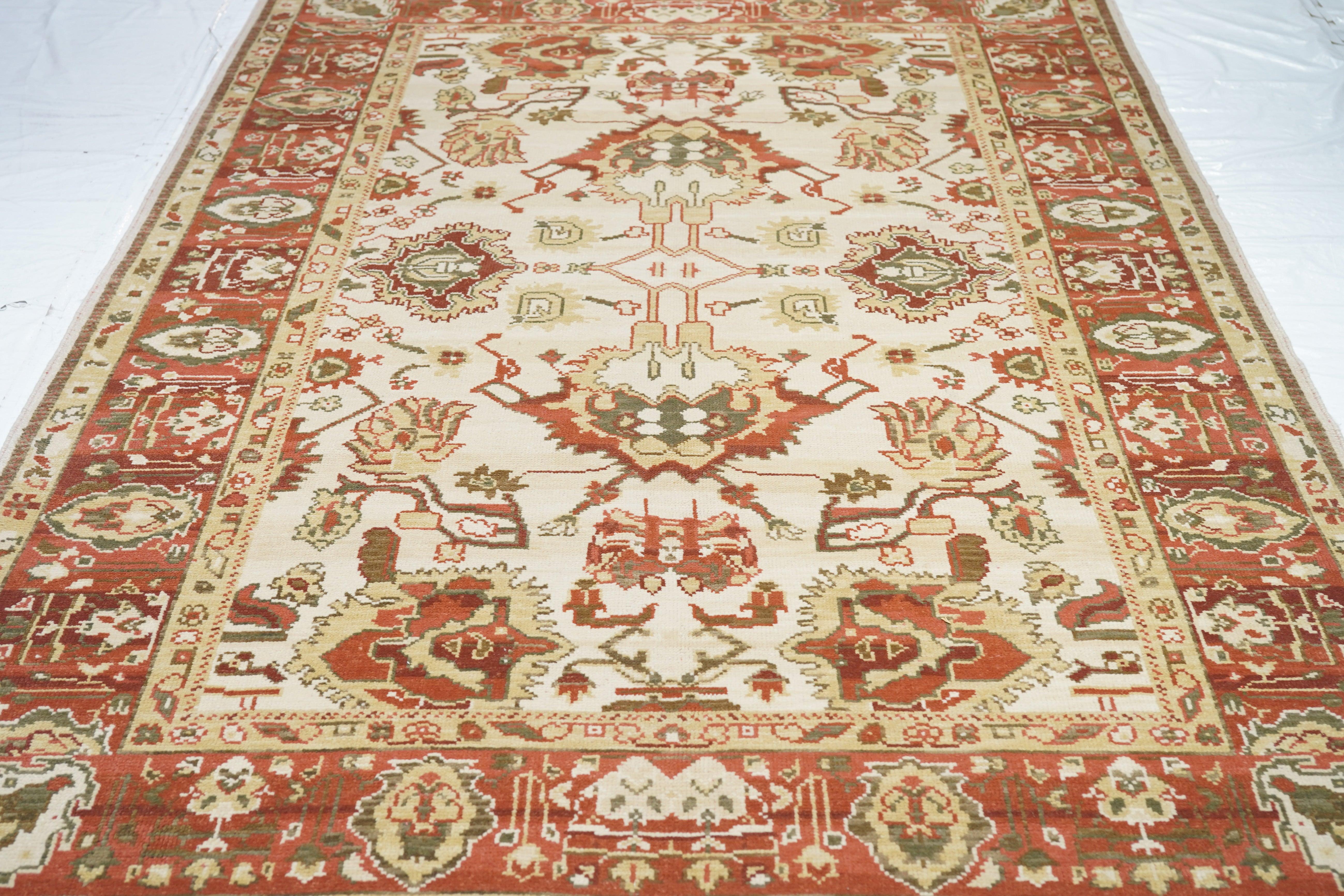Oushak-Teppich 6'0'' x 9'0'' im Angebot 2