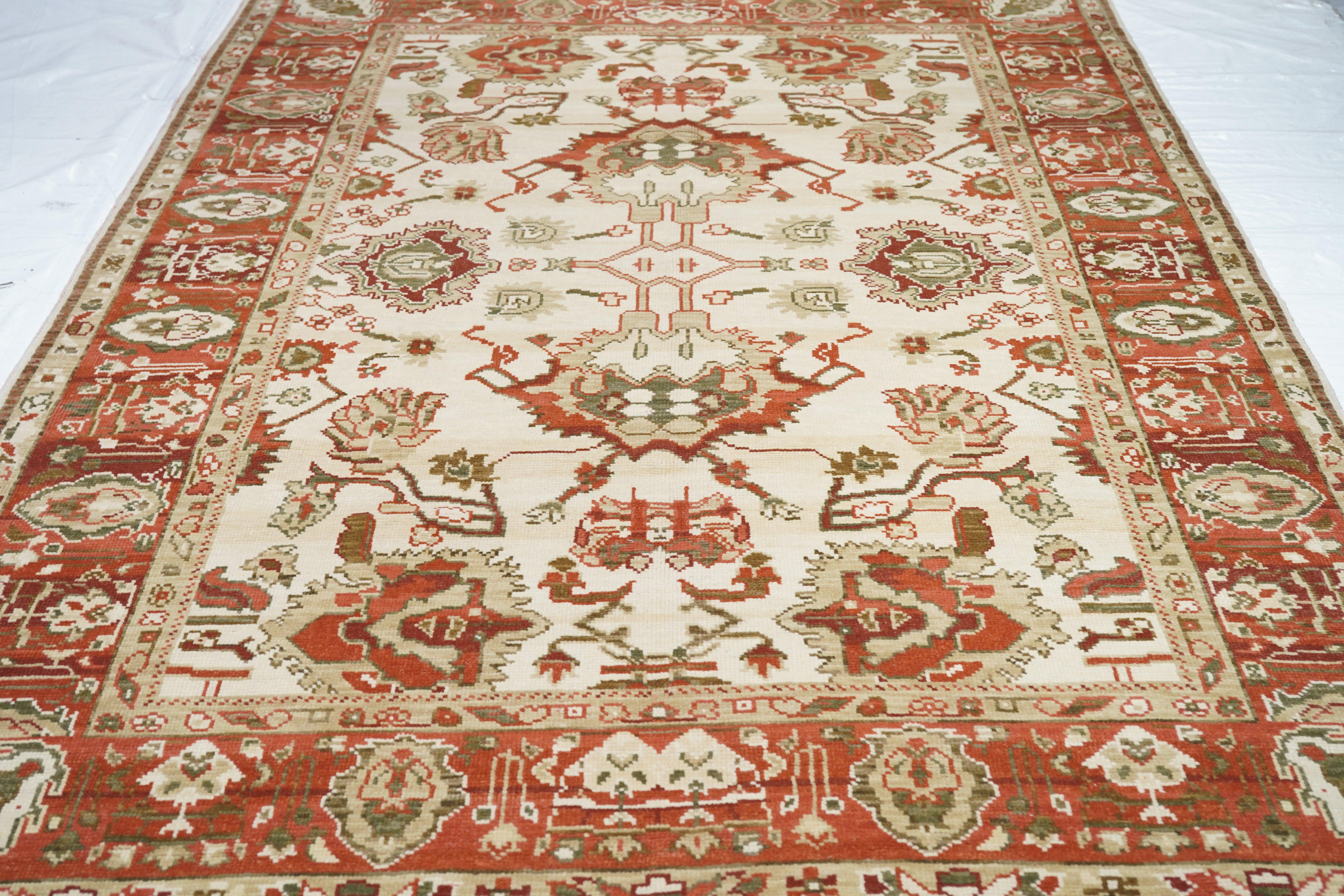 Tappeto Oushak 6'0'' x 9'0'' in vendita 2