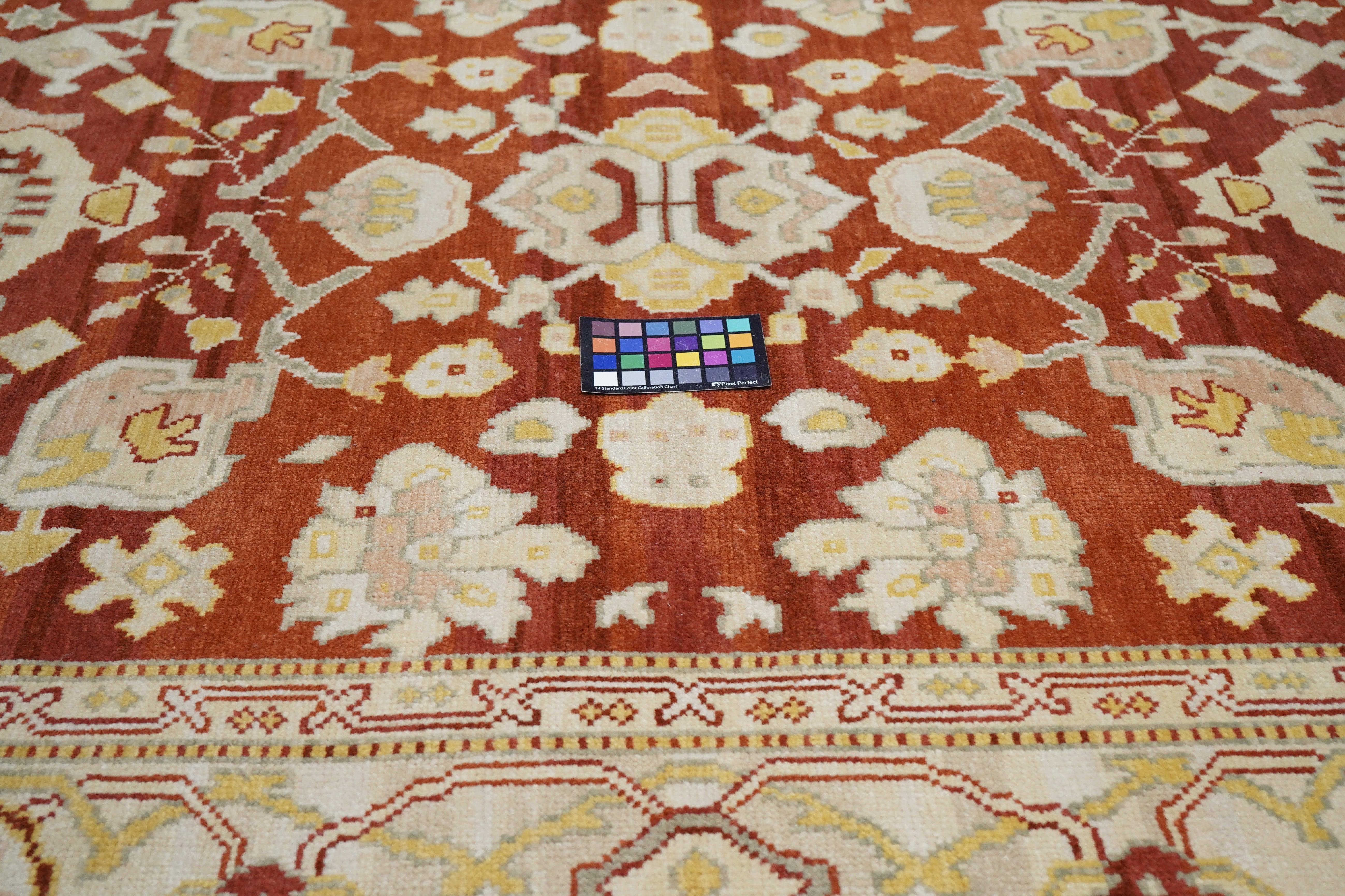 Oushak Rug 6'0'' x 9'0'' For Sale 3