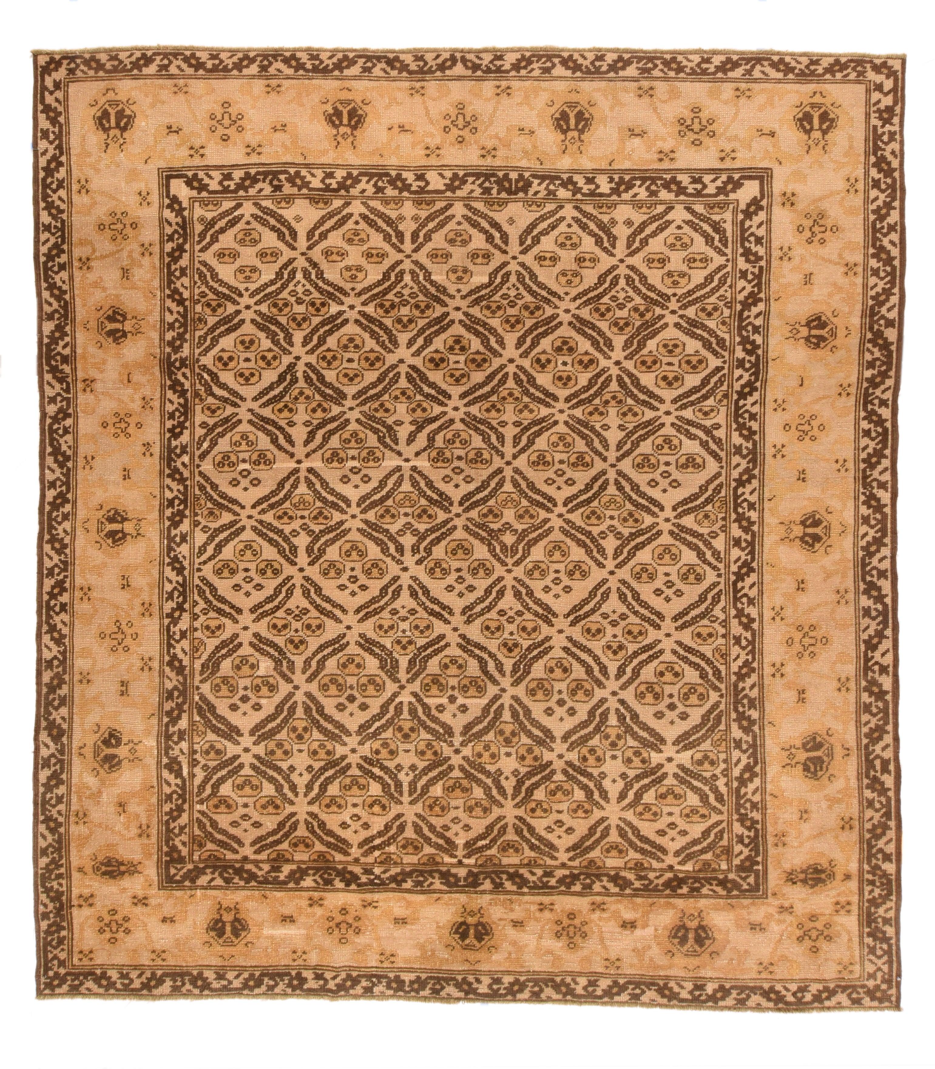 Oushak-Teppich 7'9'' x 9'2'' im Zustand „Gut“ im Angebot in New York, NY