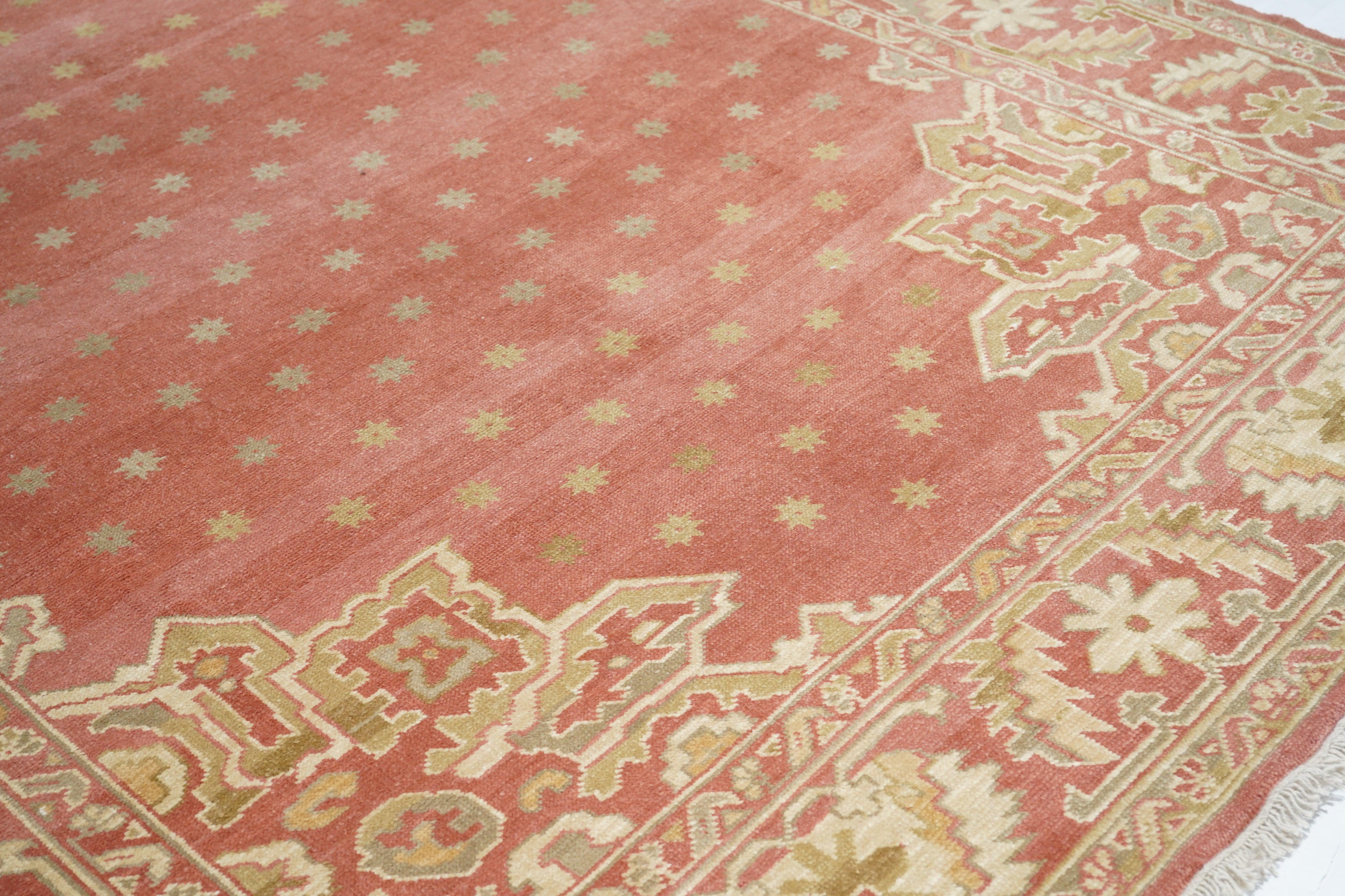 Oushak-Teppich 8'0'' x 10'0'' (21. Jahrhundert und zeitgenössisch) im Angebot