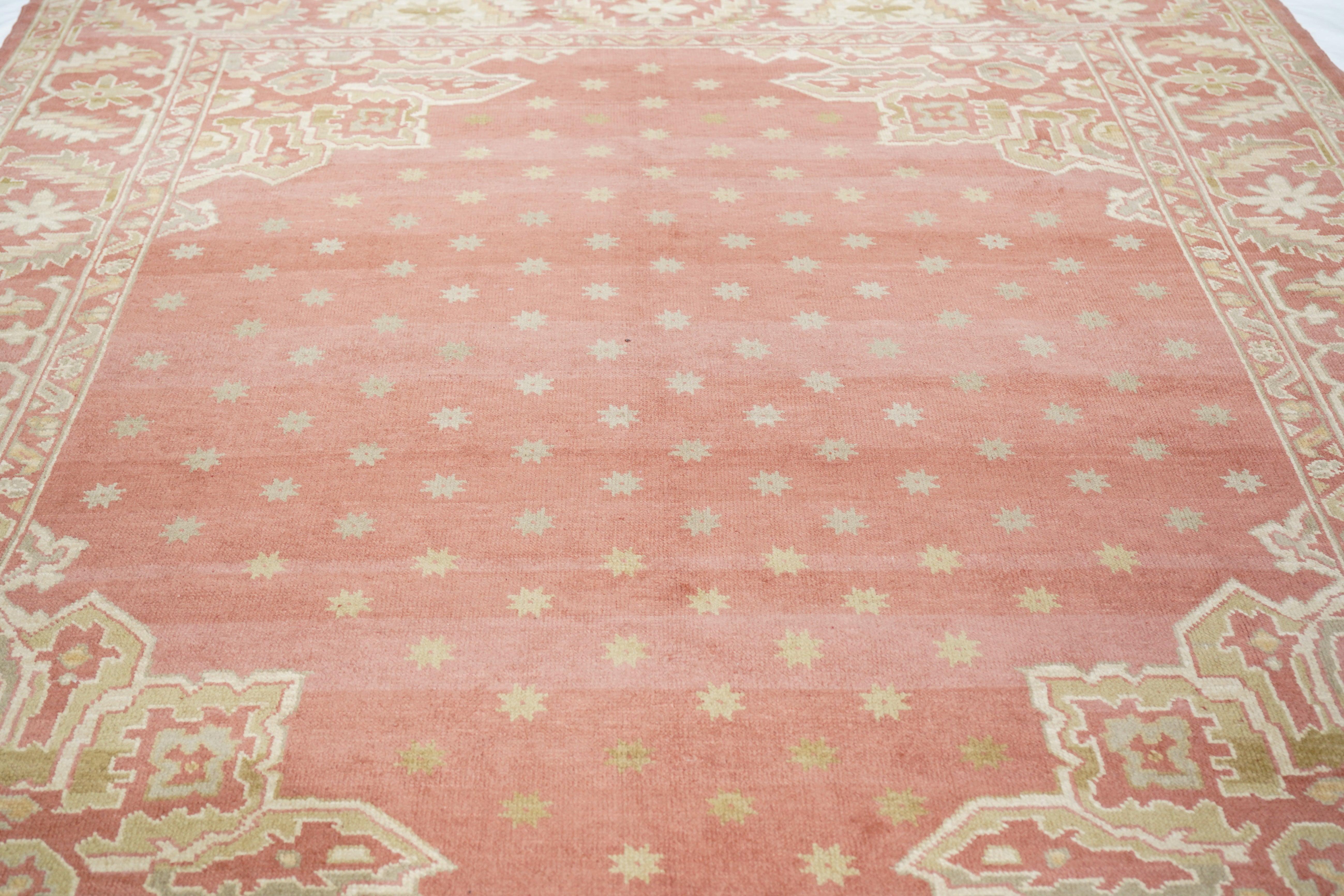 Oushak-Teppich 8'0'' x 10'0'' (Wolle) im Angebot