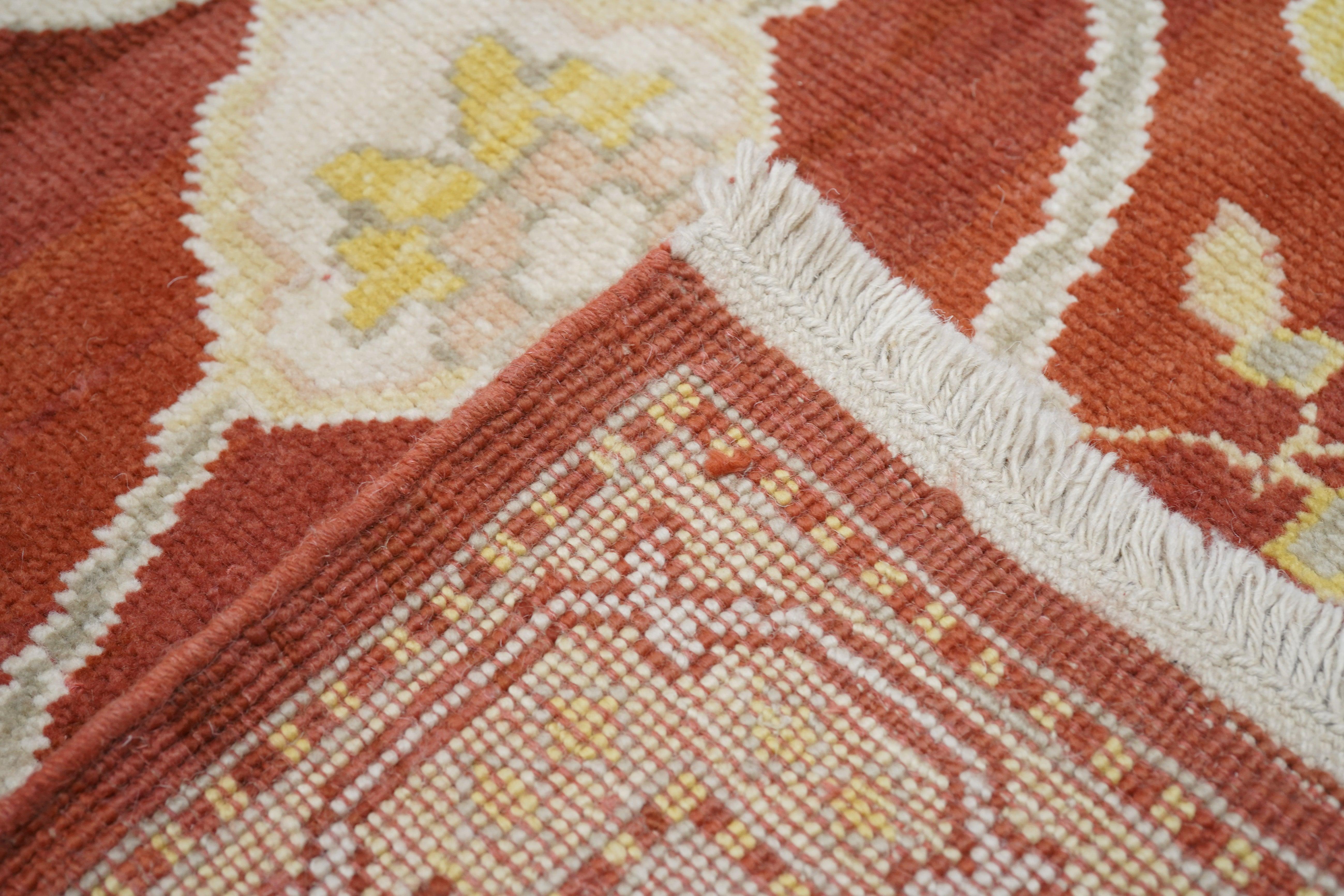 Tapis Oushak 9'0'' x 12'0'' en vente 6