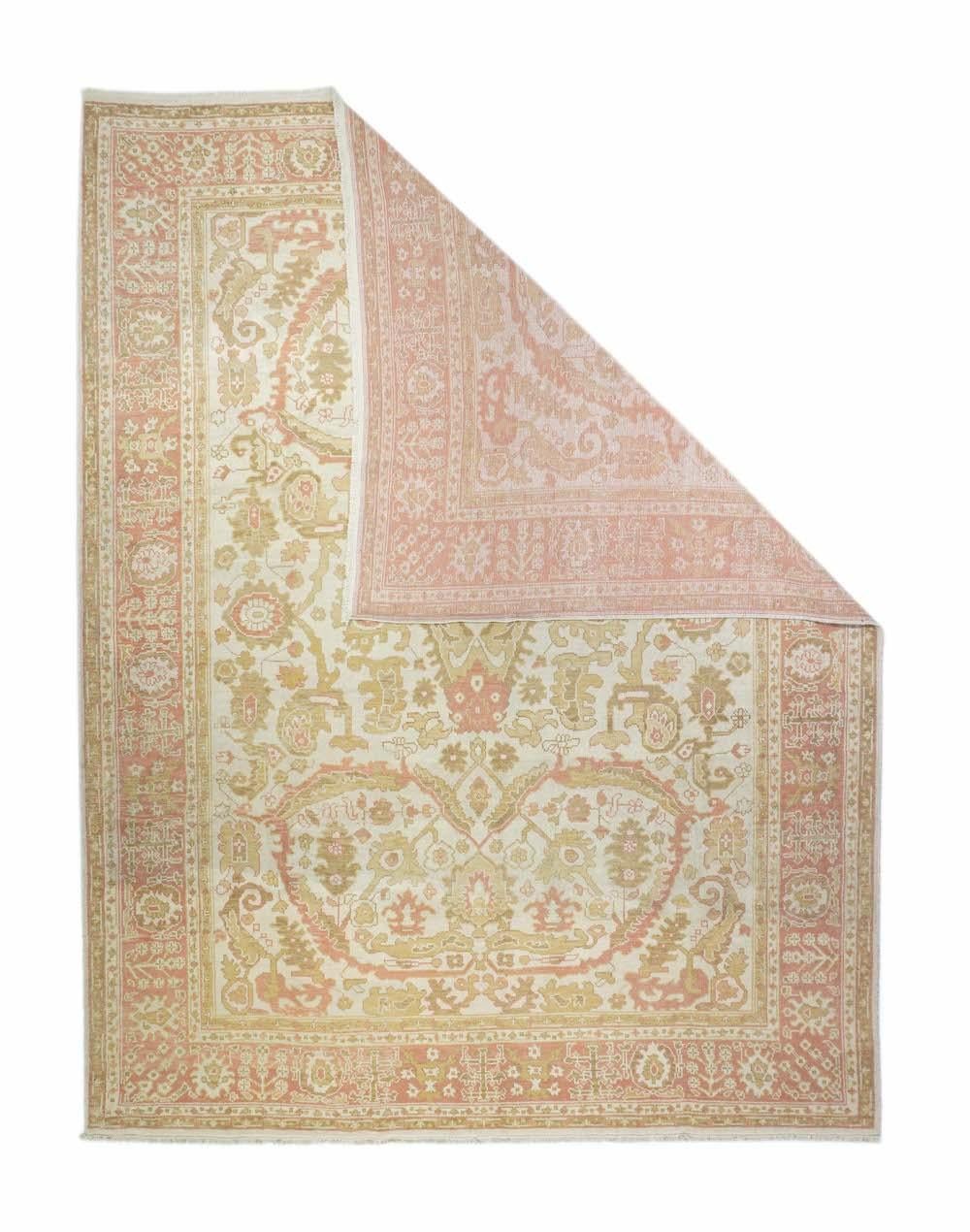 Oushak-Teppich 9'0'' x 12'0''.