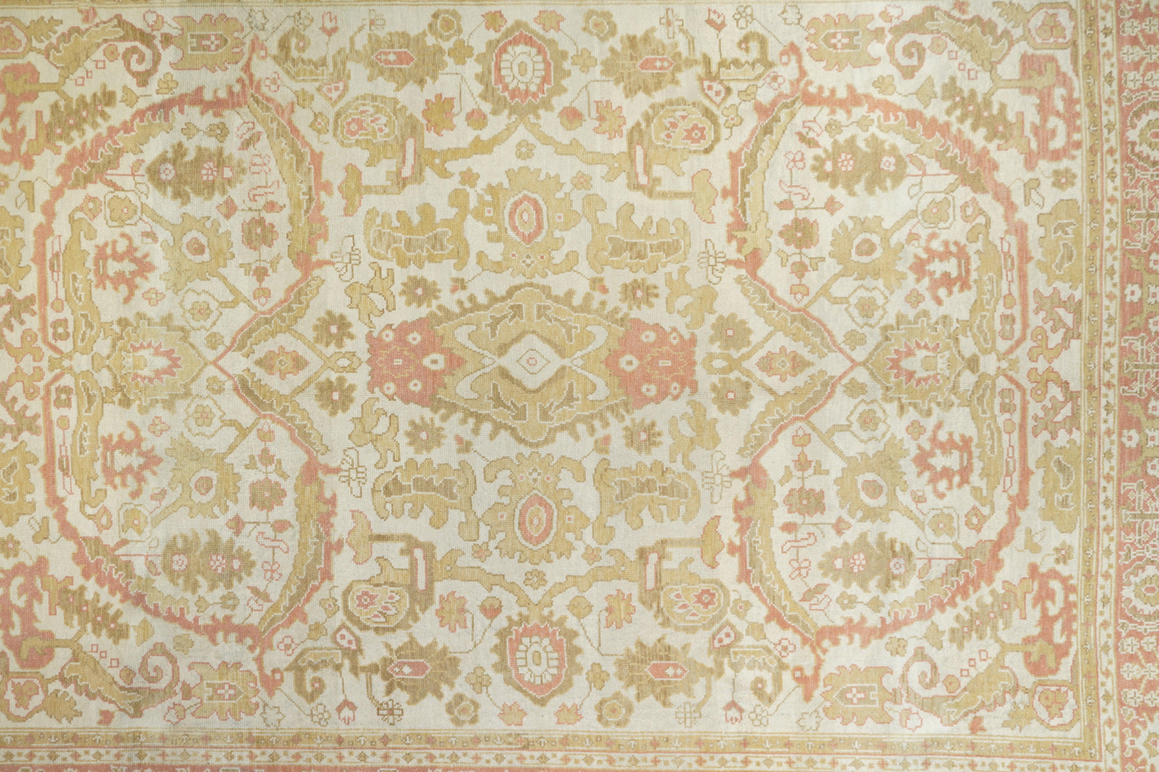 Oushak-Teppich 9'0'' x 12'0'' (Türkisch) im Angebot
