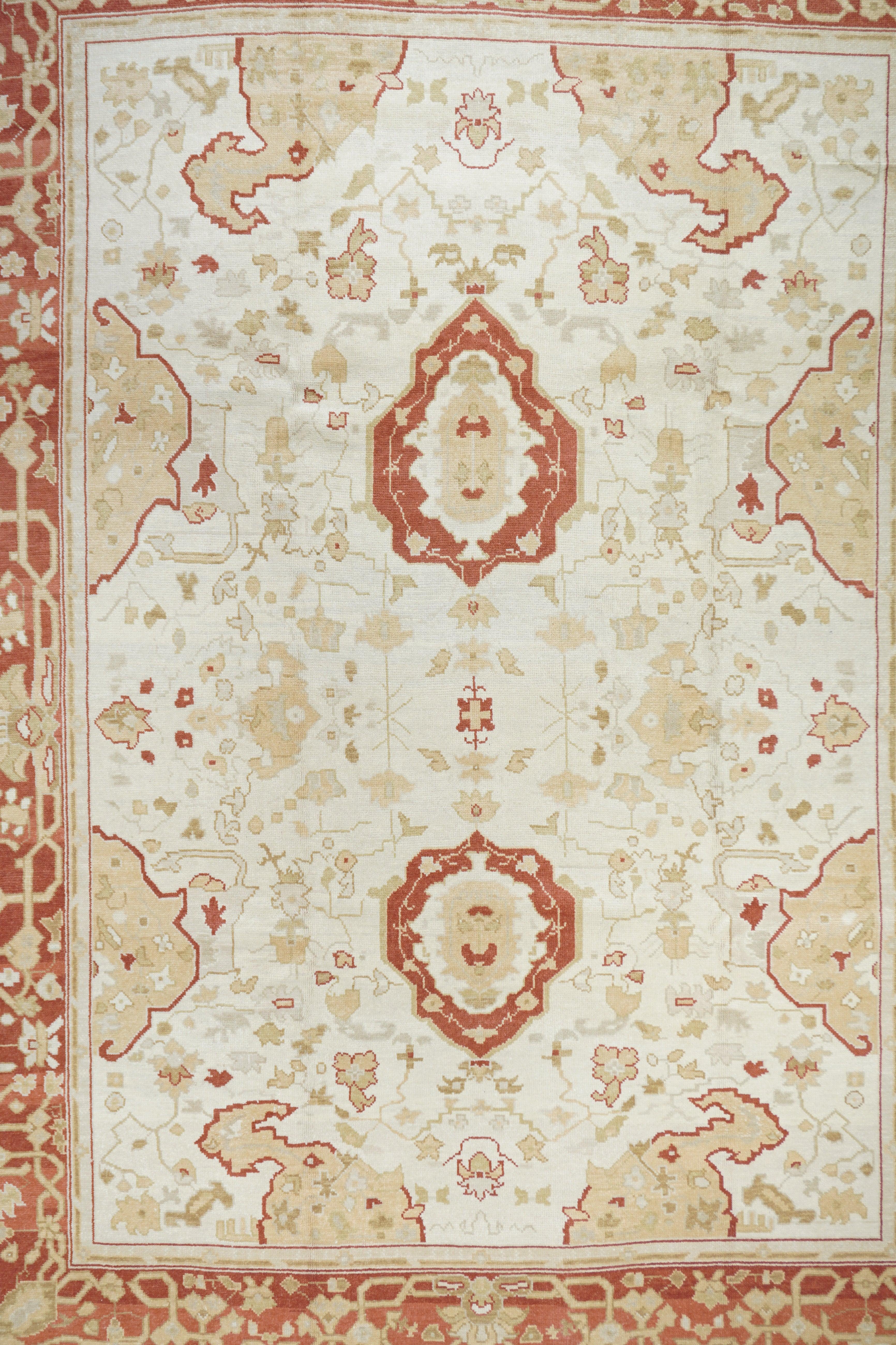 Turc Tapis Oushak 9'0'' x 12'0'' en vente