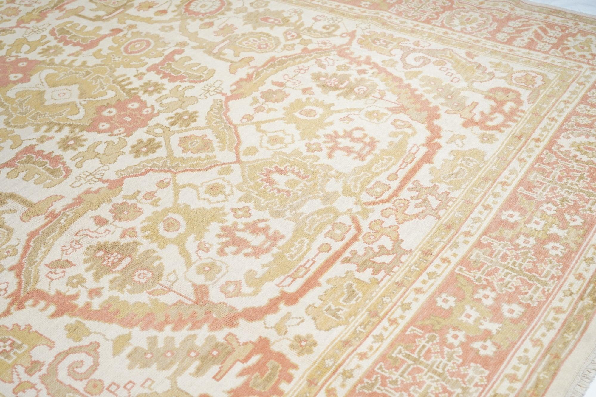 Contemporary Oushak Rug 9'0