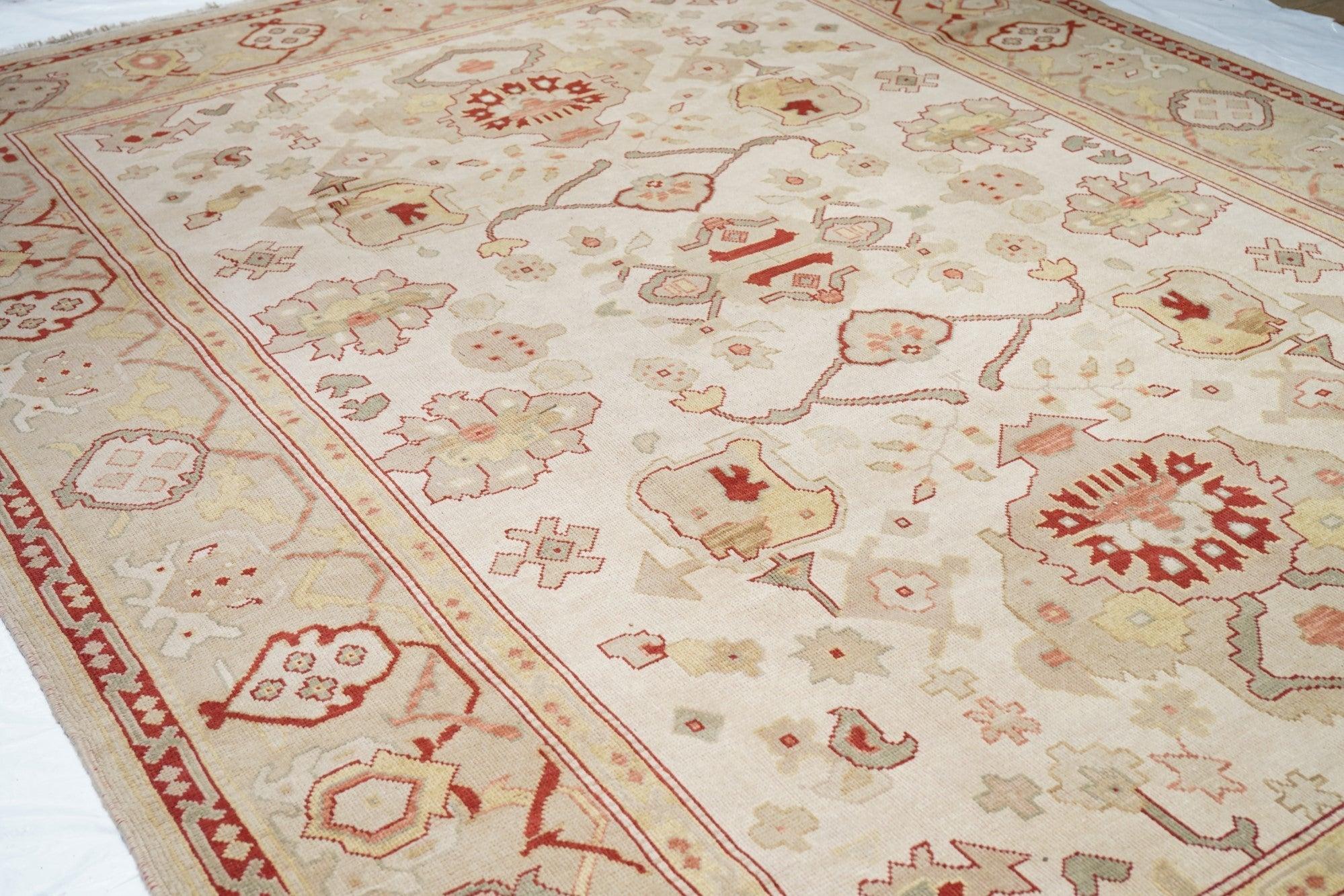 Contemporary Oushak Rug 9'0
