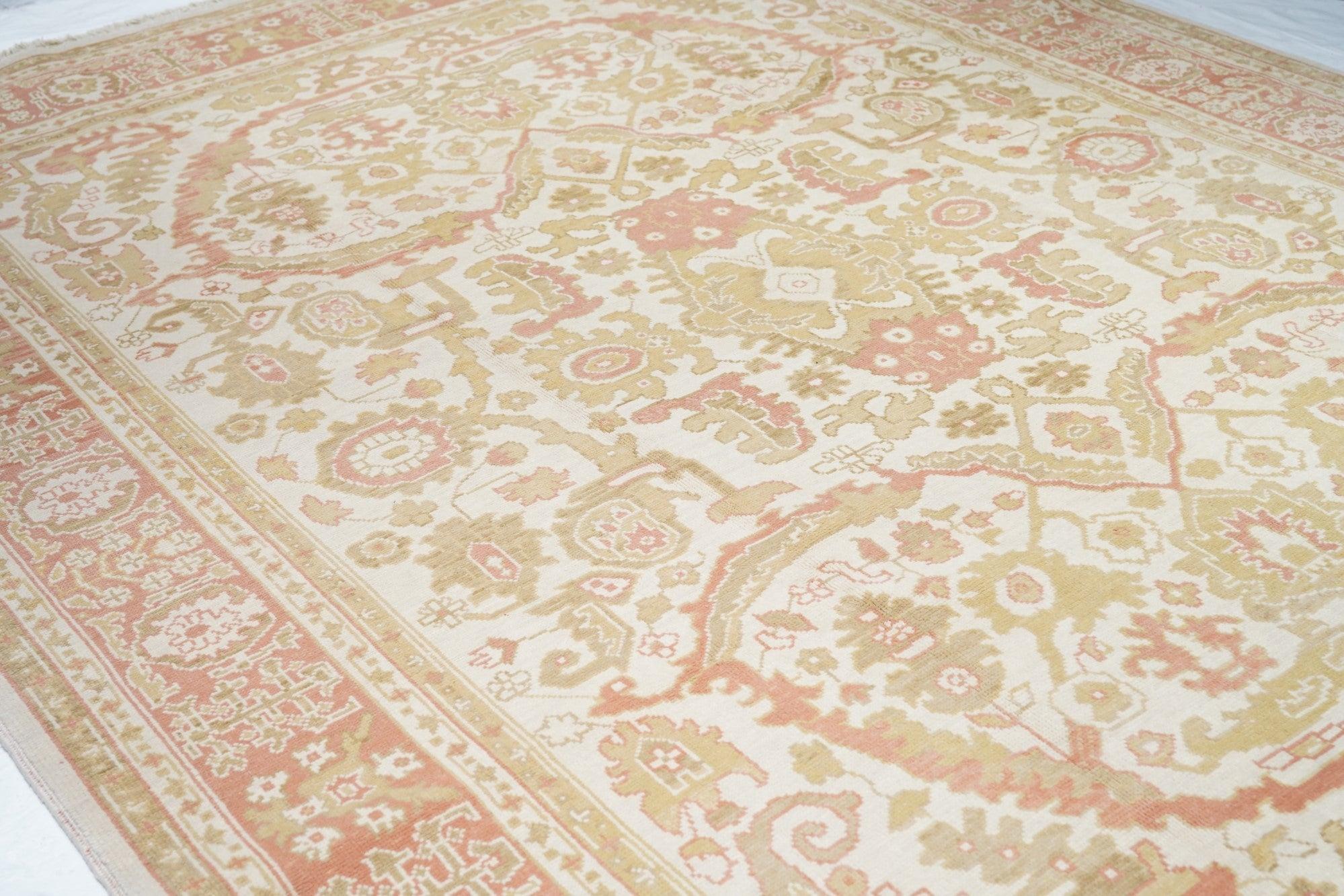 Wool Oushak Rug 9'0