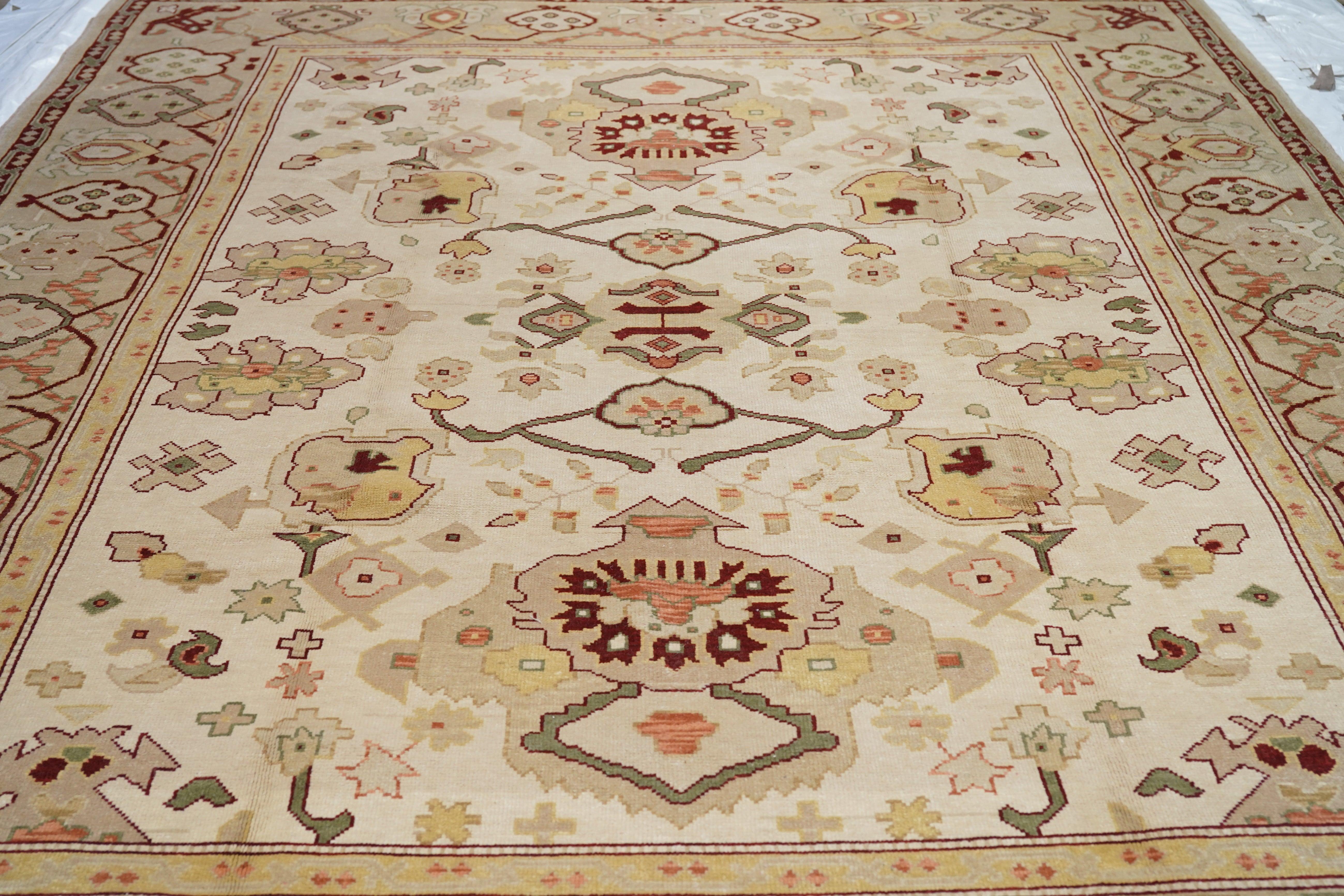 Oushak-Teppich 9'0'' x 12'0'' im Angebot 2