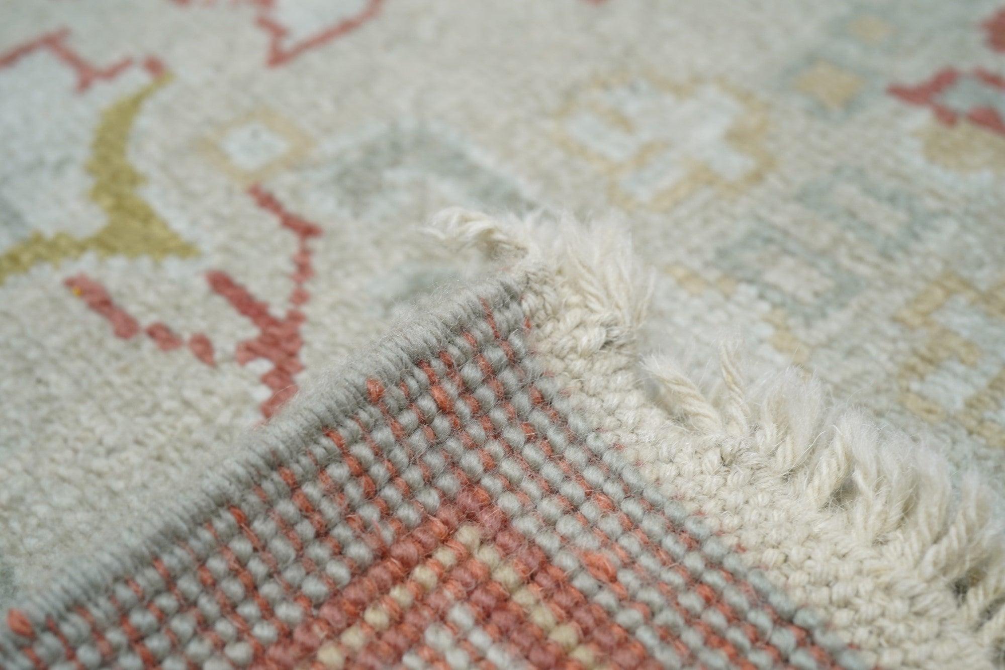 Oushak-Teppich 9'3'' x 12'3'' im Angebot 5