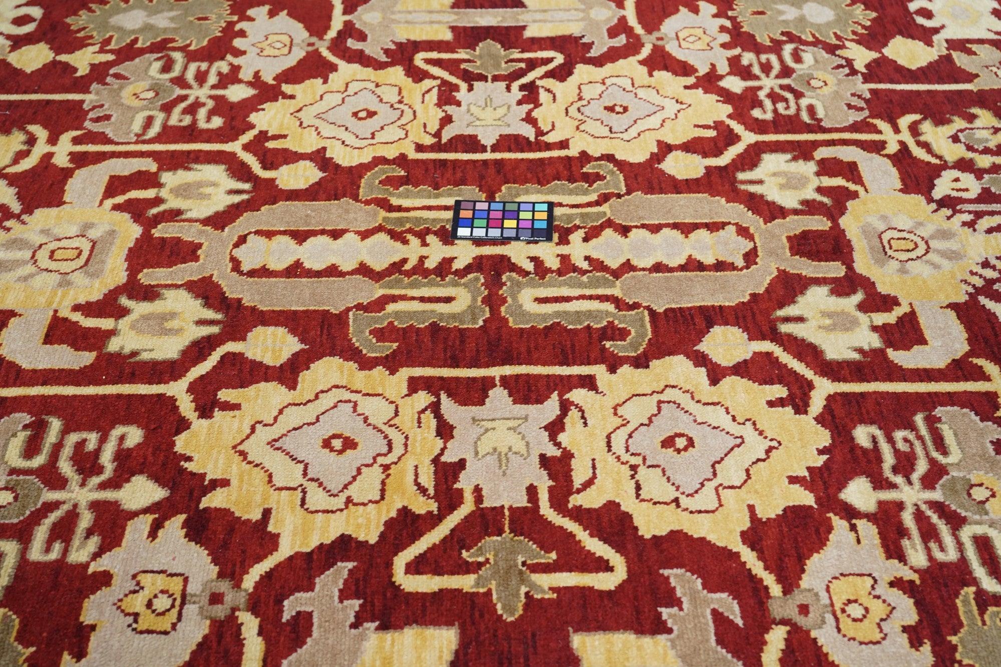 Oushak-Teppich 9'4'' x 12'6'' im Angebot 4