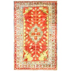 Vintage Oushak Rug, Free Shipping