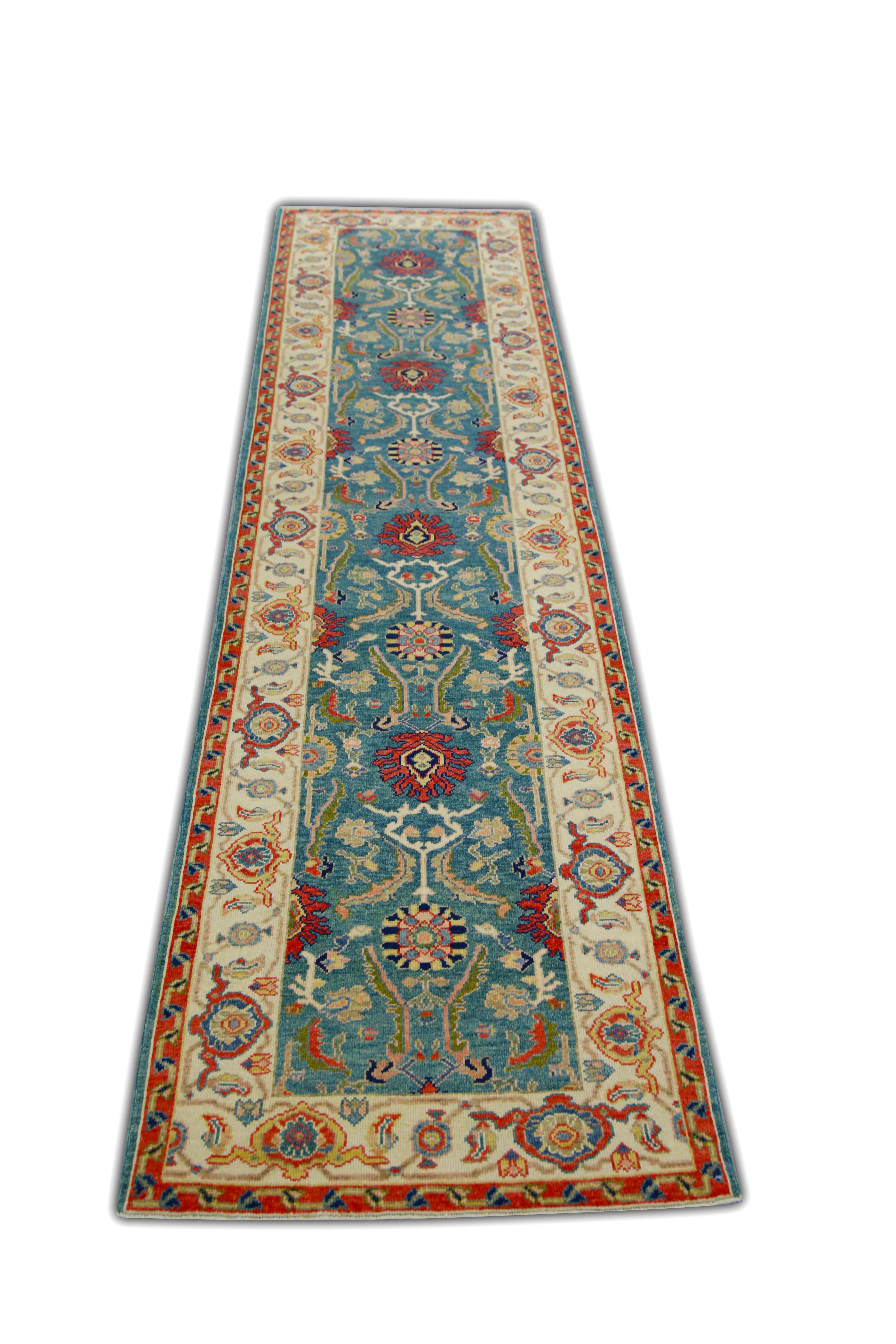 Oushak-Teppich Orientalischer handgeknüpfter türkischer antiker Look Oushak 2'10
