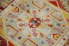 Oushak Rug Oriental Hand Knotted Turkish Antique Look Oushak 3'2" x 11'4" #2016