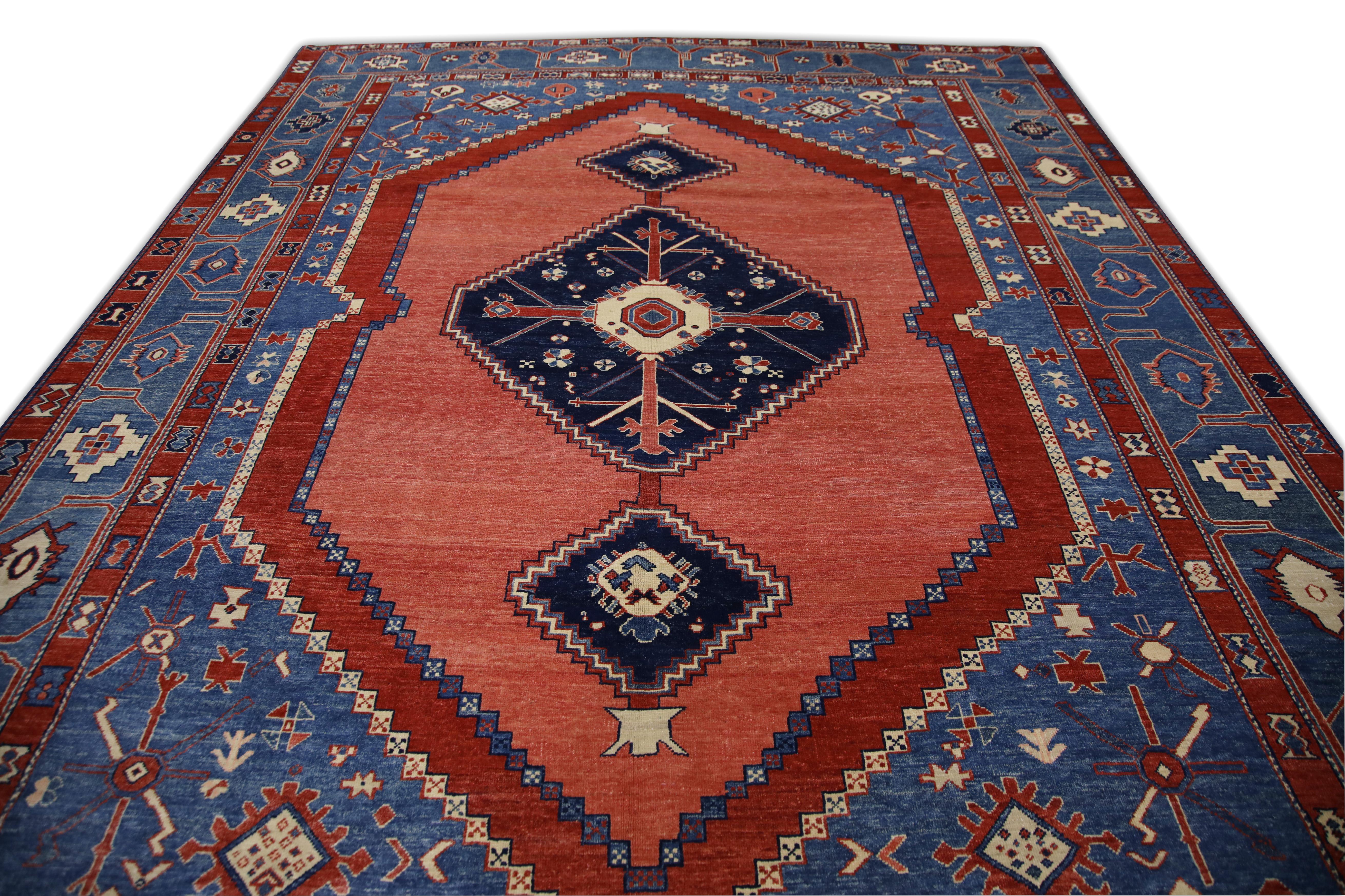 Oushak-Teppich Orientalischer handgeknüpfter türkischer antiker Oushak-Teppich 9'3