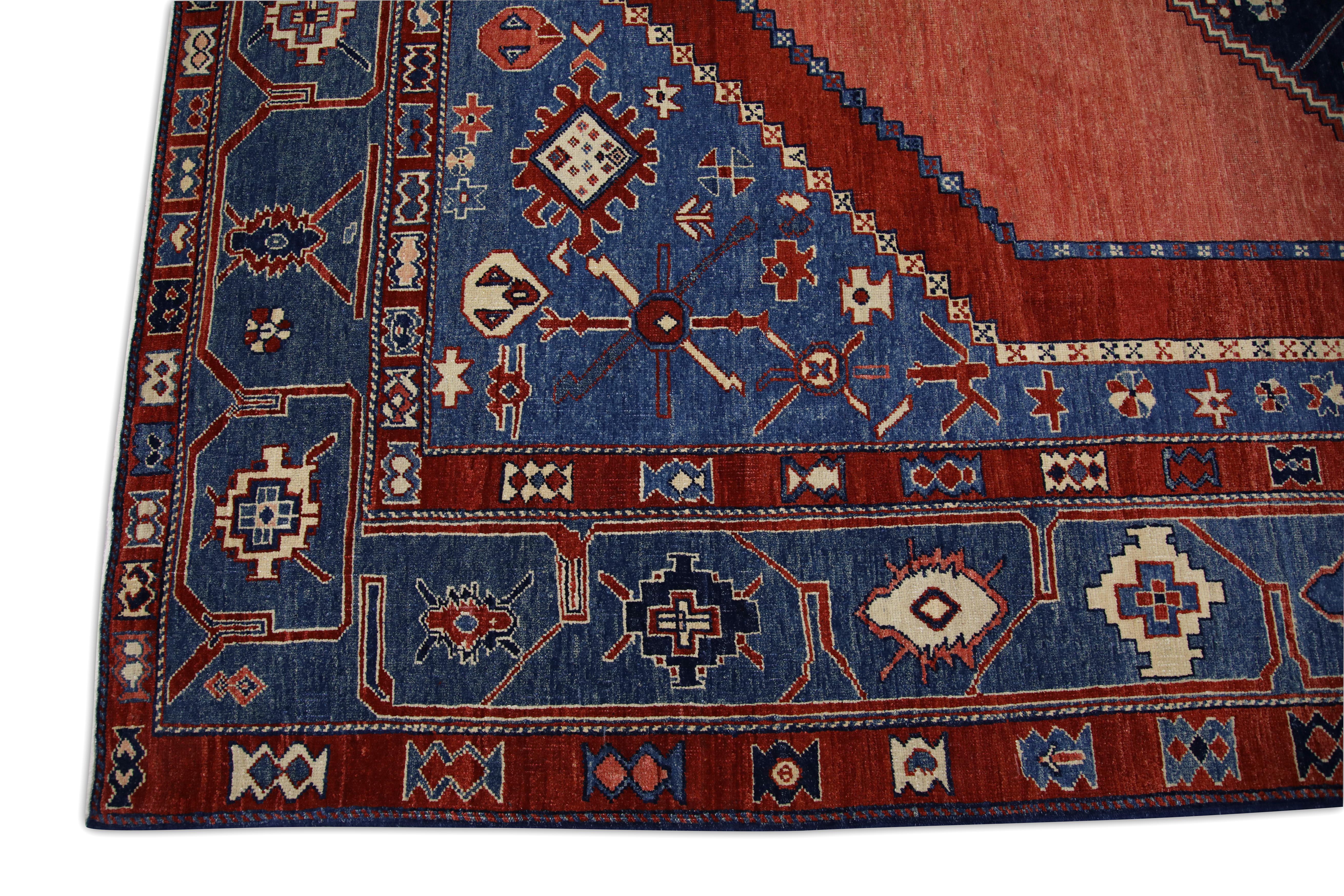 Oushak-Teppich Orientalischer handgeknüpfter türkischer antiker Oushak-Teppich 9'3