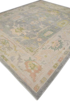 Oushak Rug Oriental Hand Knotted Turkish Oushak 10' x 12'2" #7139