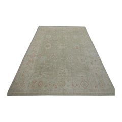 Oushak Rug Oriental Hand Knotted Turkish Oushak 10
 x 13
11 #2213