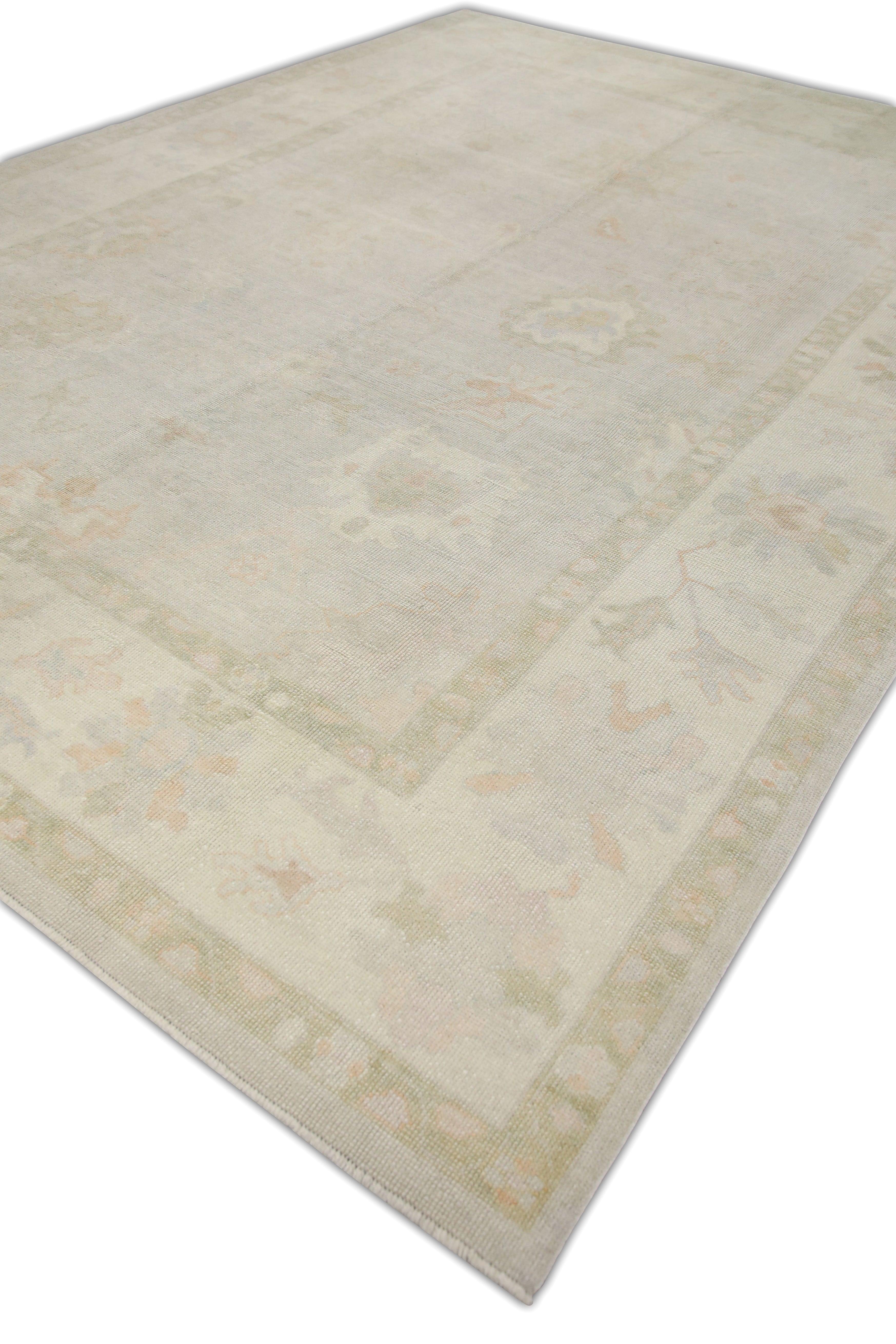 Oushak-Teppich Orientalischer handgeknüpfter türkischer Oushak 10'2
