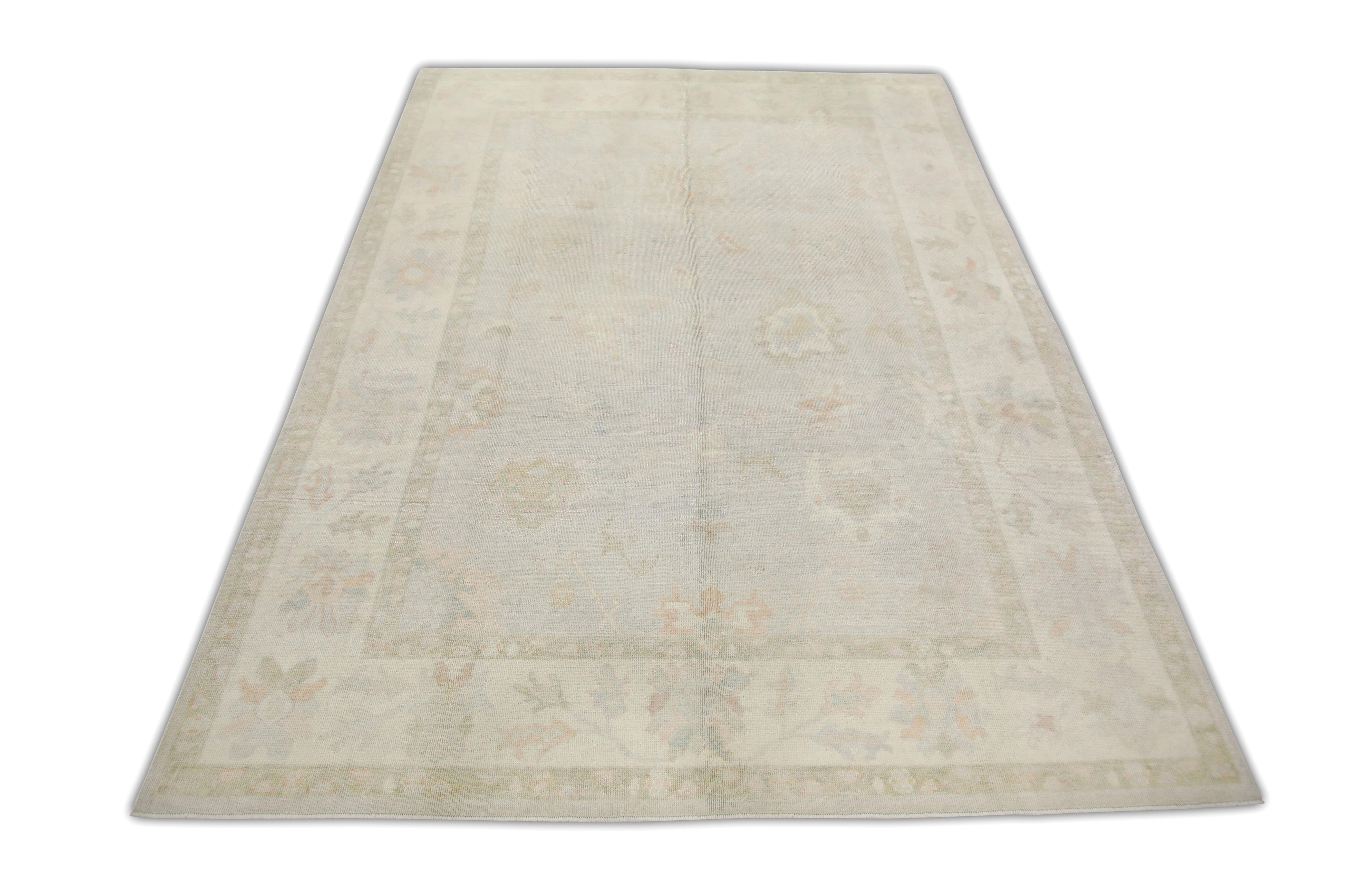 Oushak-Teppich Orientalischer handgeknüpfter türkischer Oushak 10'2