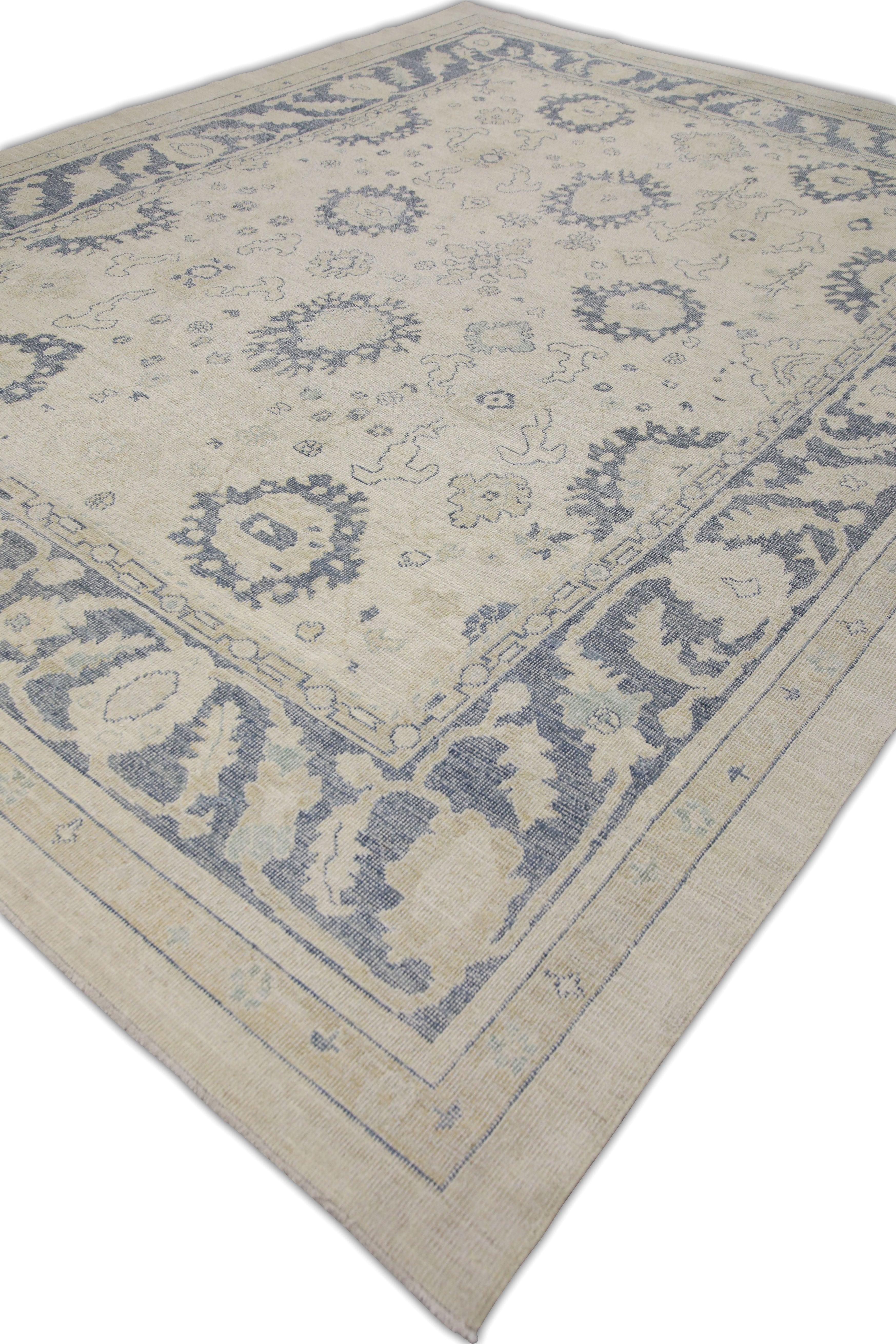Oushak-Teppich Orientalischer handgeknüpfter türkischer Oushak 10'3