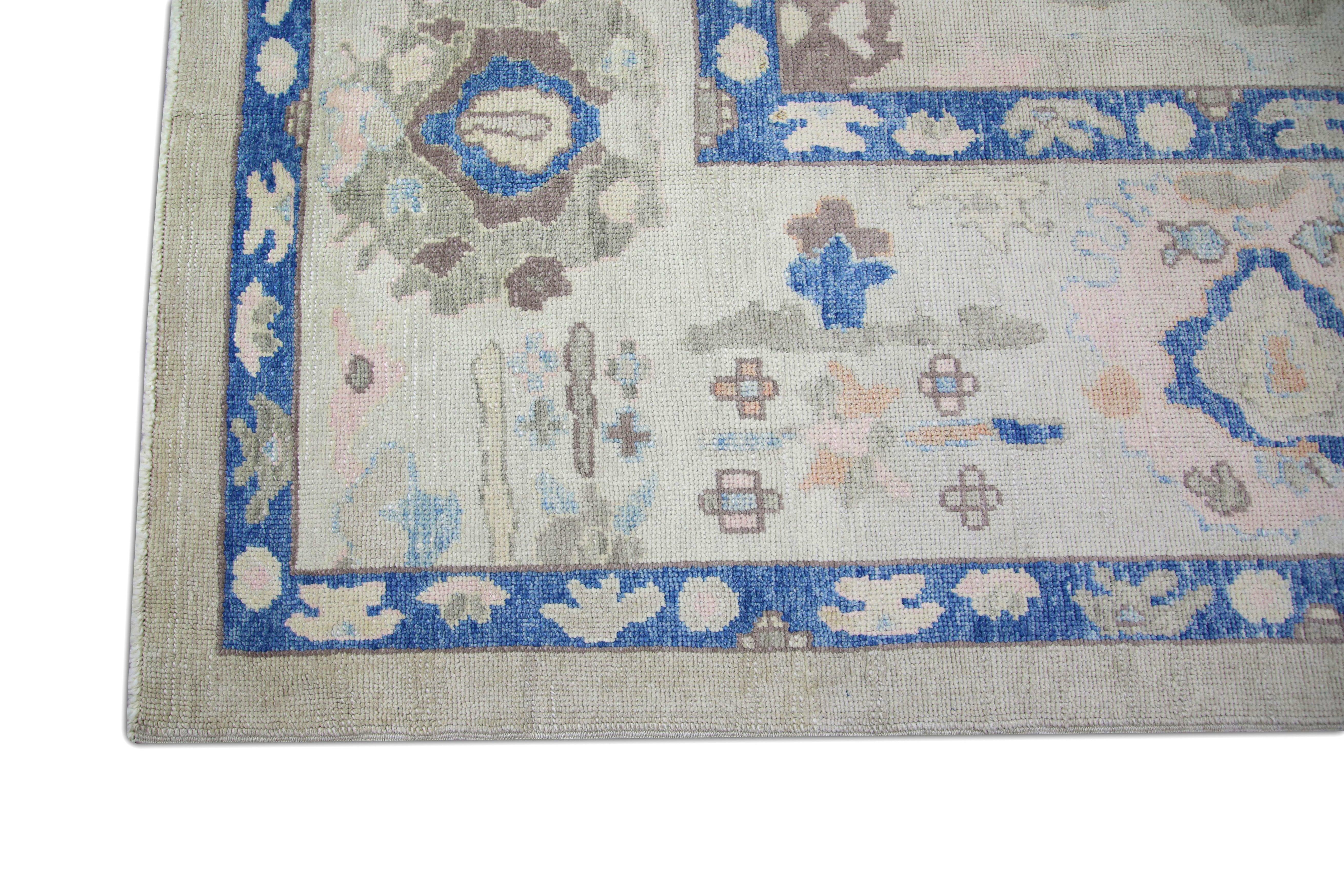 Oushak-Teppich Orientalischer handgeknüpfter türkischer Oushak 10'4