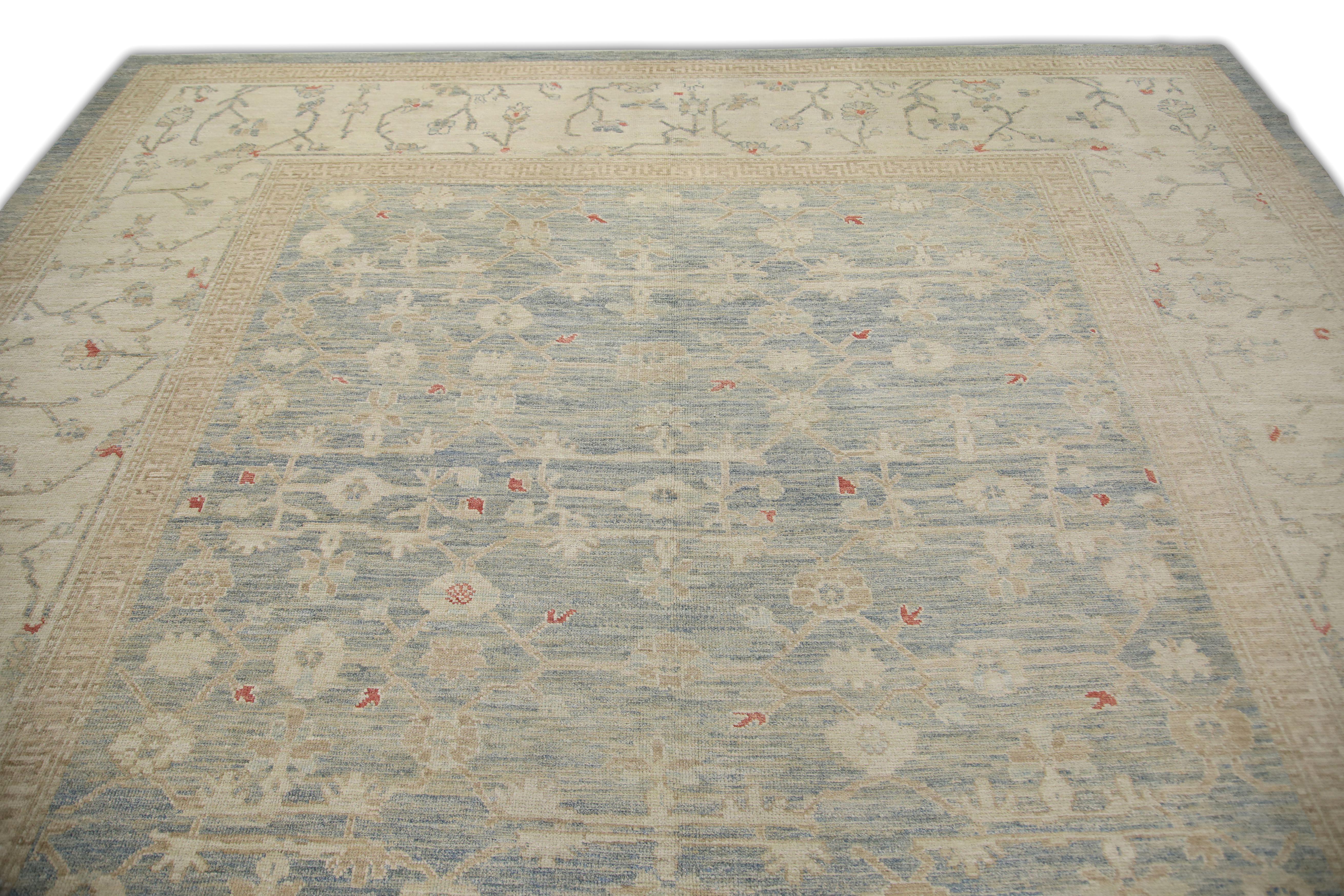 Oushak-Teppich Orientalischer handgeknüpfter türkischer Oushak 10'6