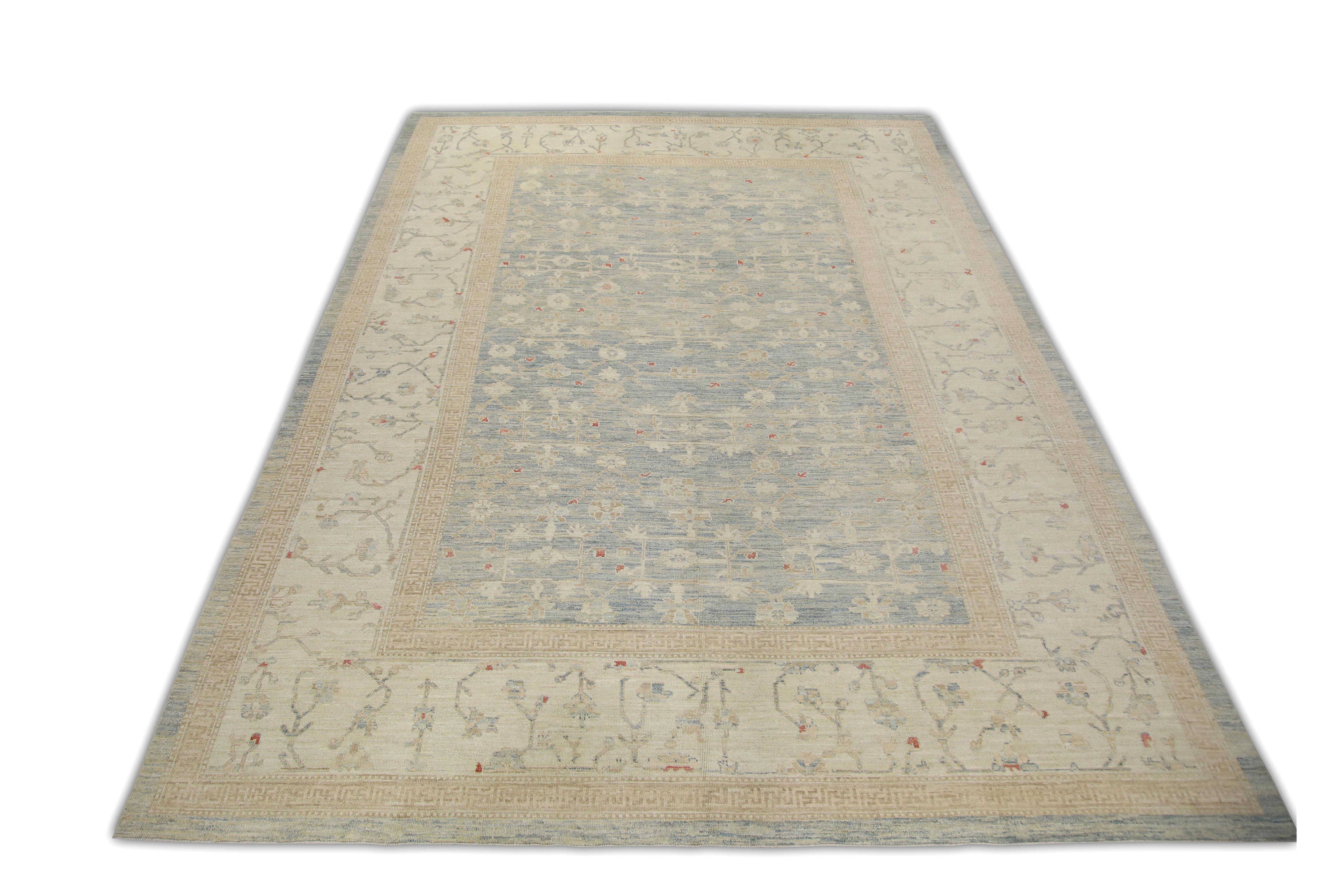 Oushak-Teppich Orientalischer handgeknüpfter türkischer Oushak 10'6