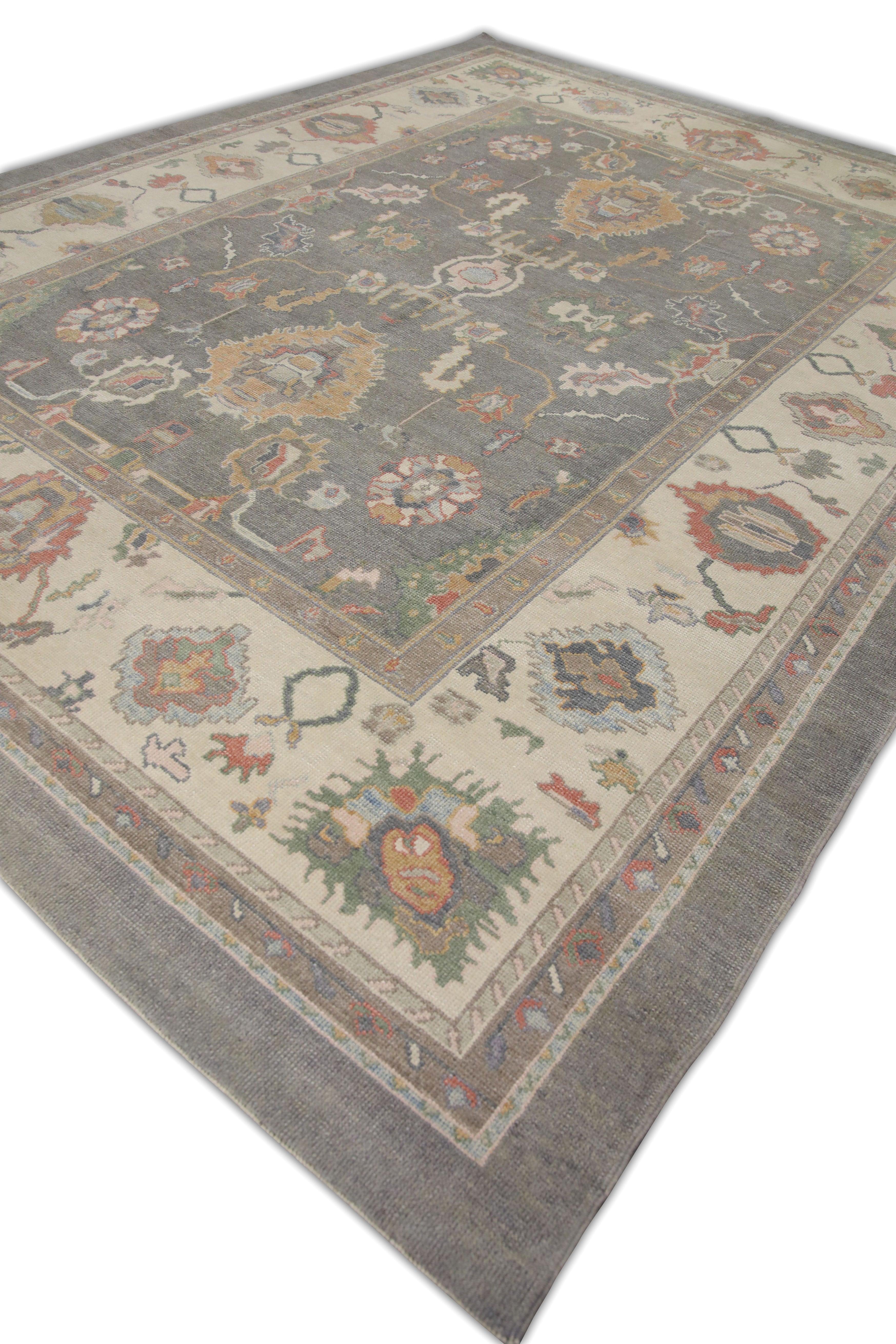 Oushak-Teppich Orientalischer handgeknüpfter türkischer Oushak 10'7