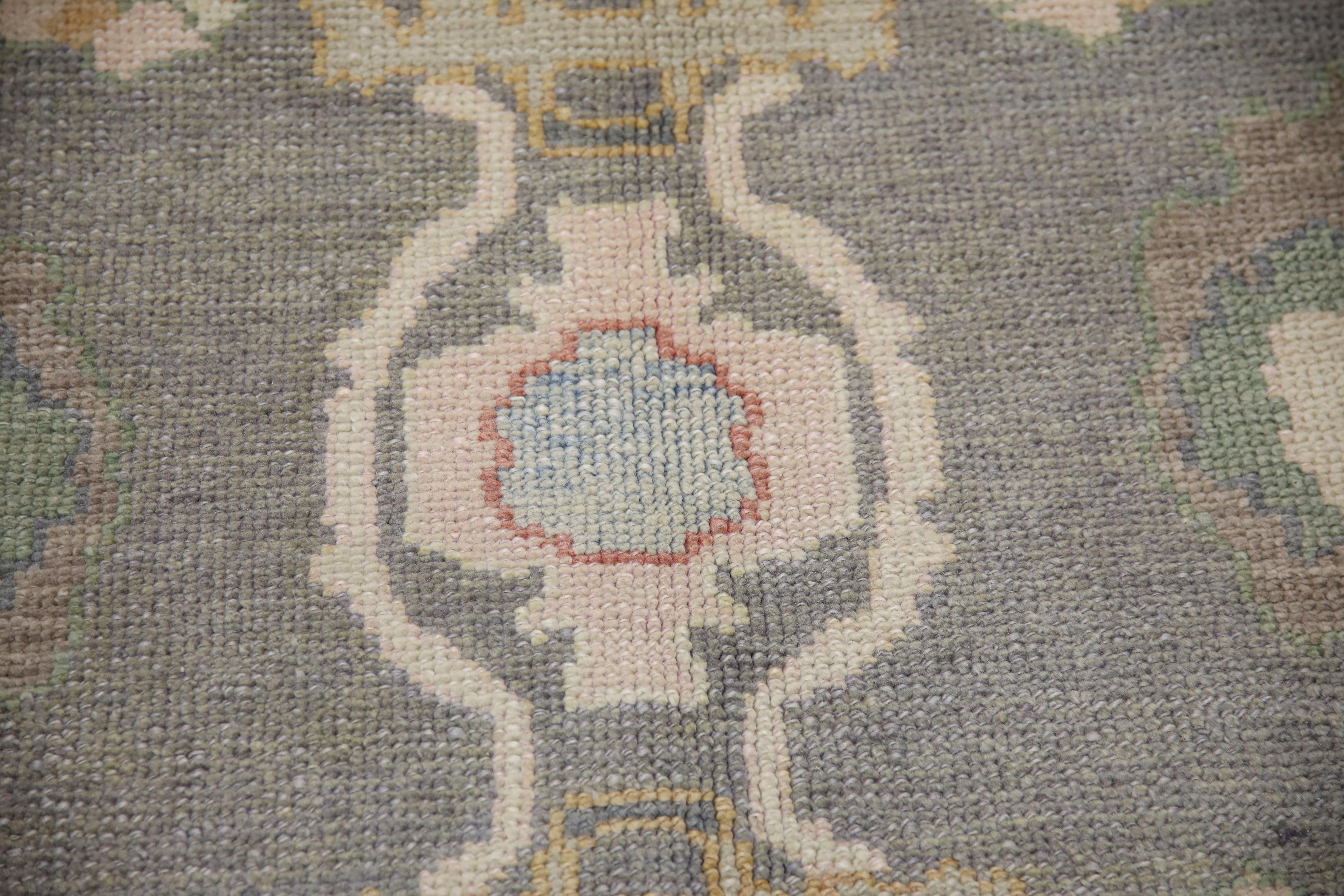 Oushak-Teppich Orientalischer handgeknüpfter türkischer Oushak 10'7