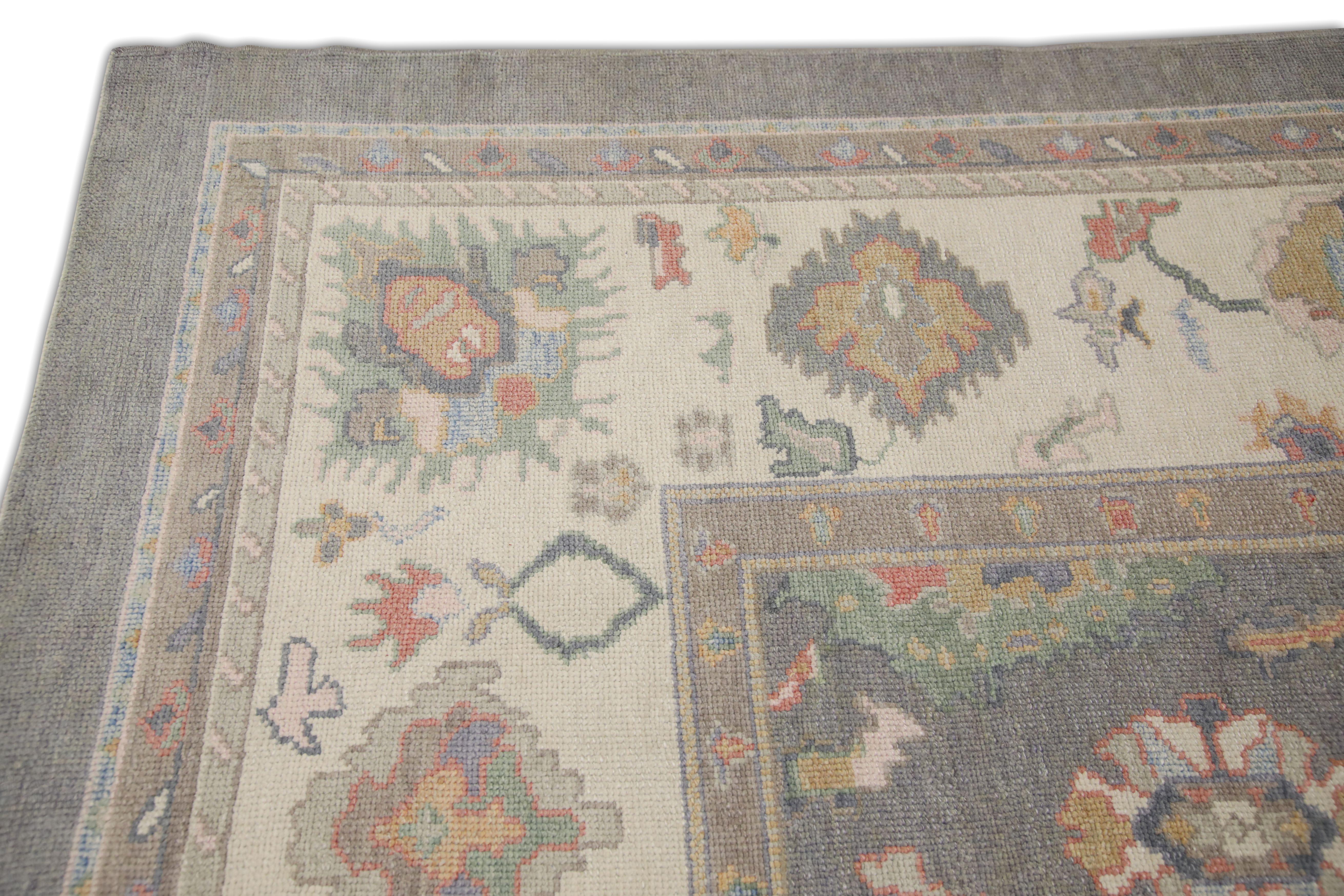 Oushak-Teppich Orientalischer handgeknüpfter türkischer Oushak 10'7