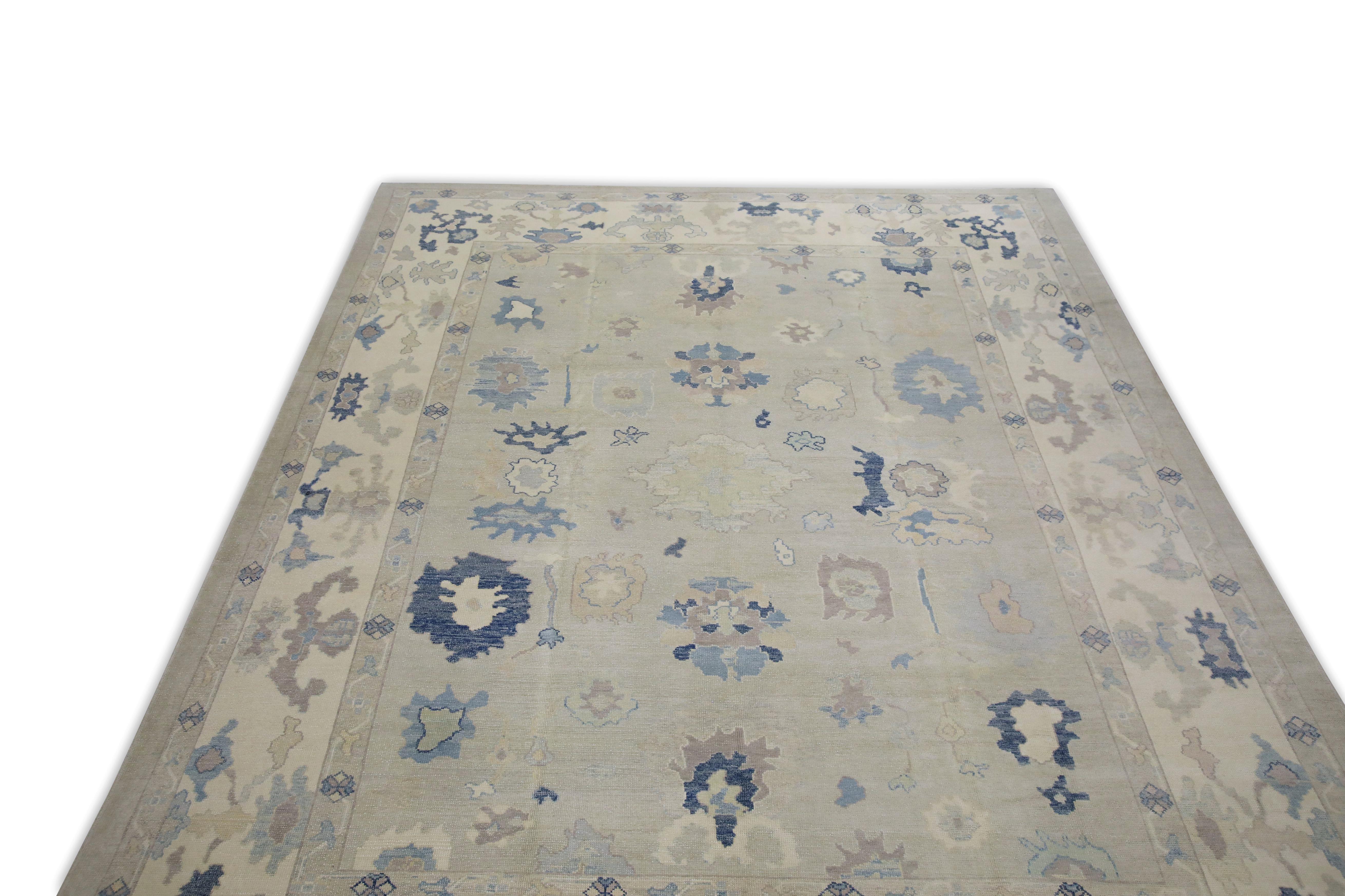 Oushak-Teppich Orientalischer handgeknüpfter türkischer Oushak 11'7