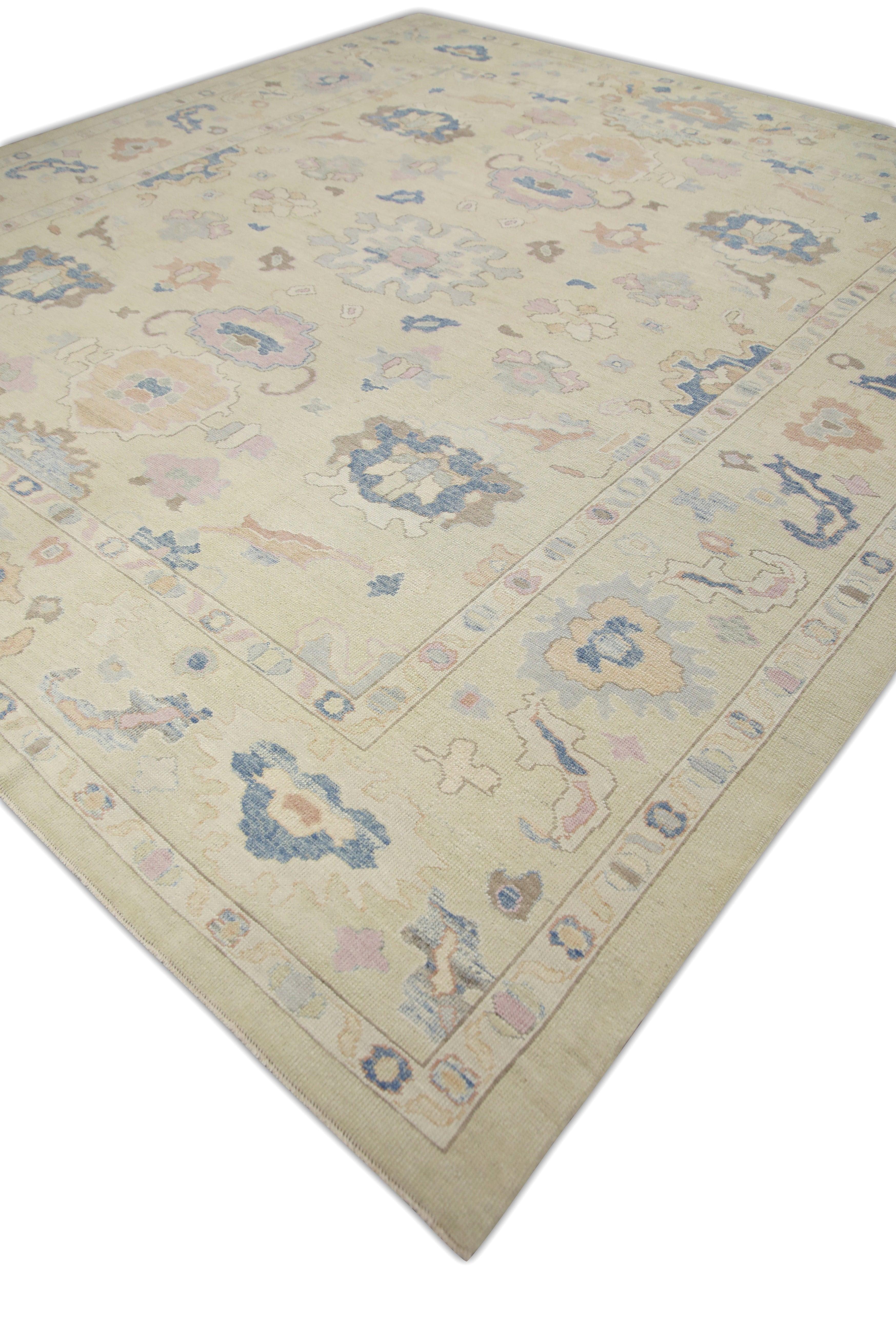 Oushak-Teppich Orientalischer handgeknüpfter türkischer Oushak 12'2