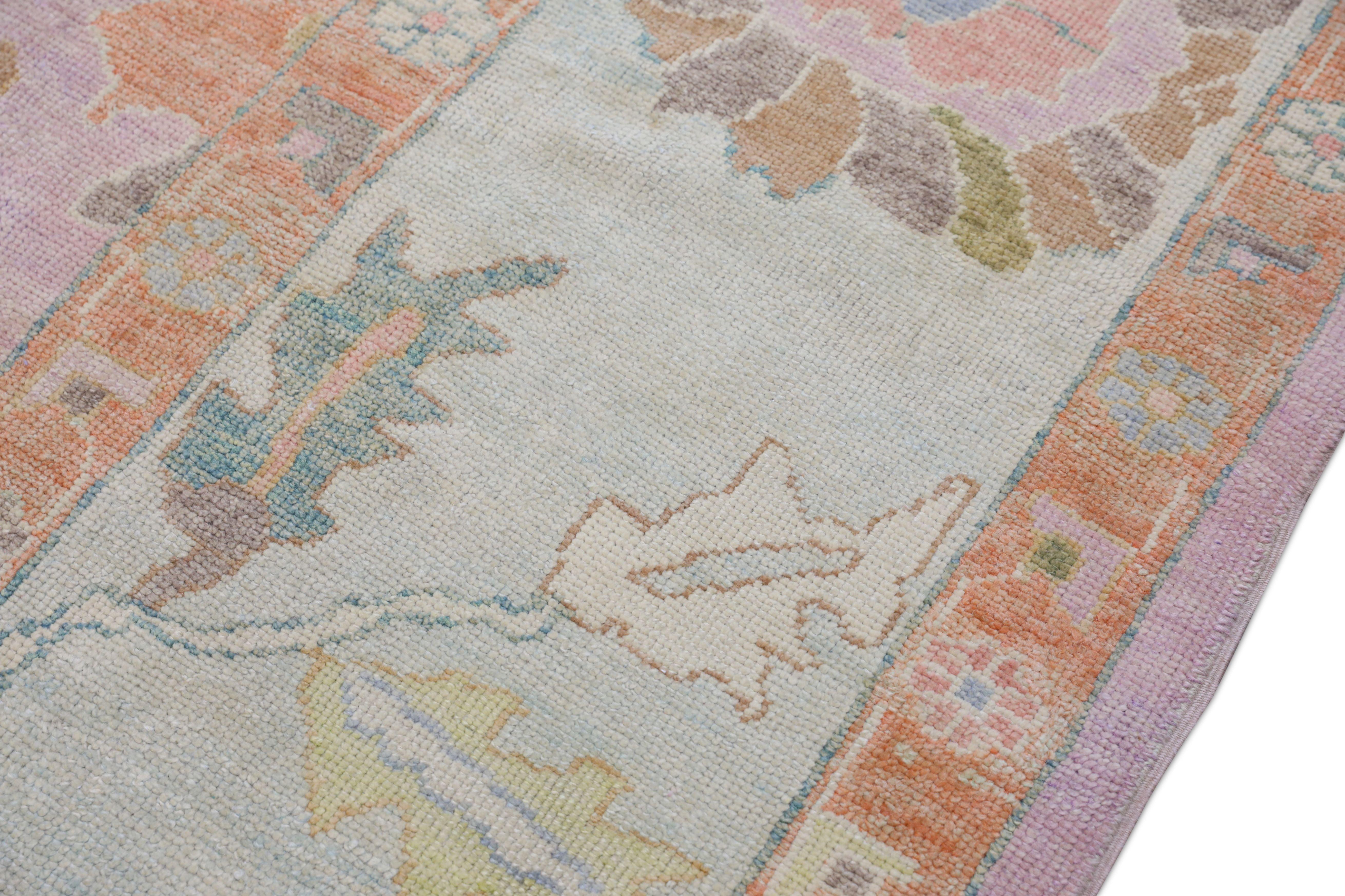 Oushak Rugs Oriental Hand Knots Rugs Turkish Oushak 12'3