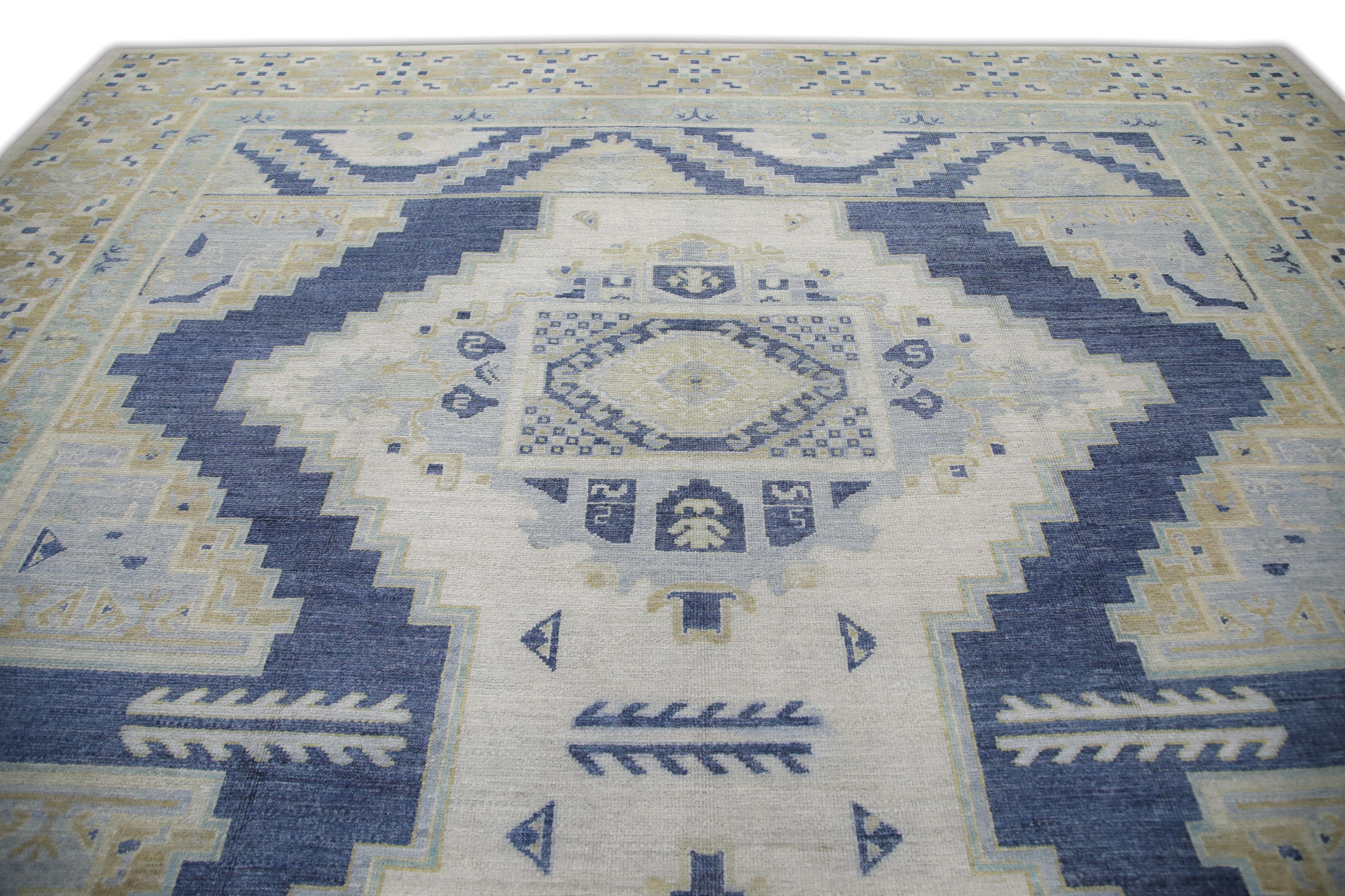 Oushak-Teppich Orientalischer handgeknüpfter türkischer Oushak 12'5