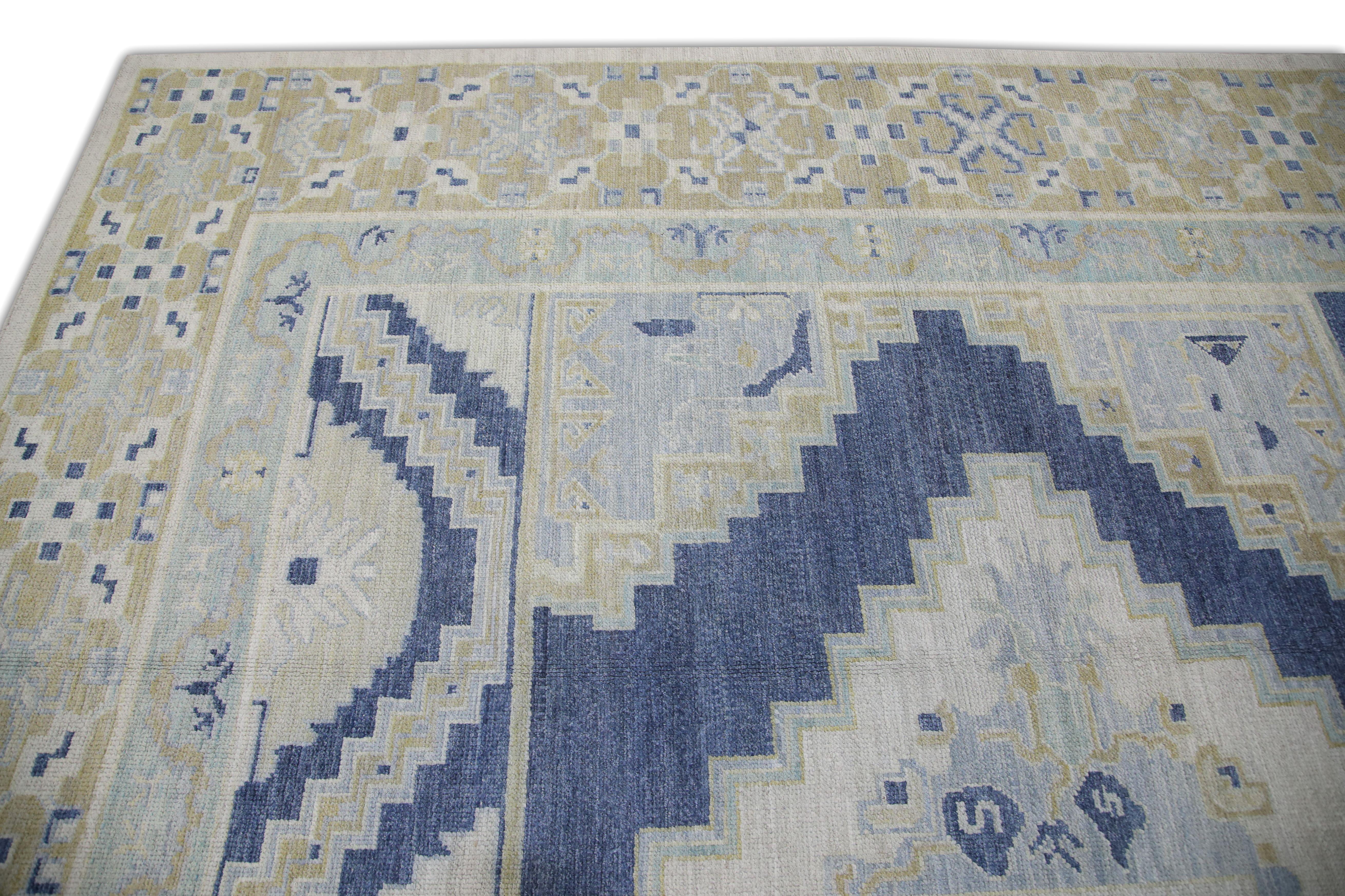 Oushak-Teppich Orientalischer handgeknüpfter türkischer Oushak 12'5
