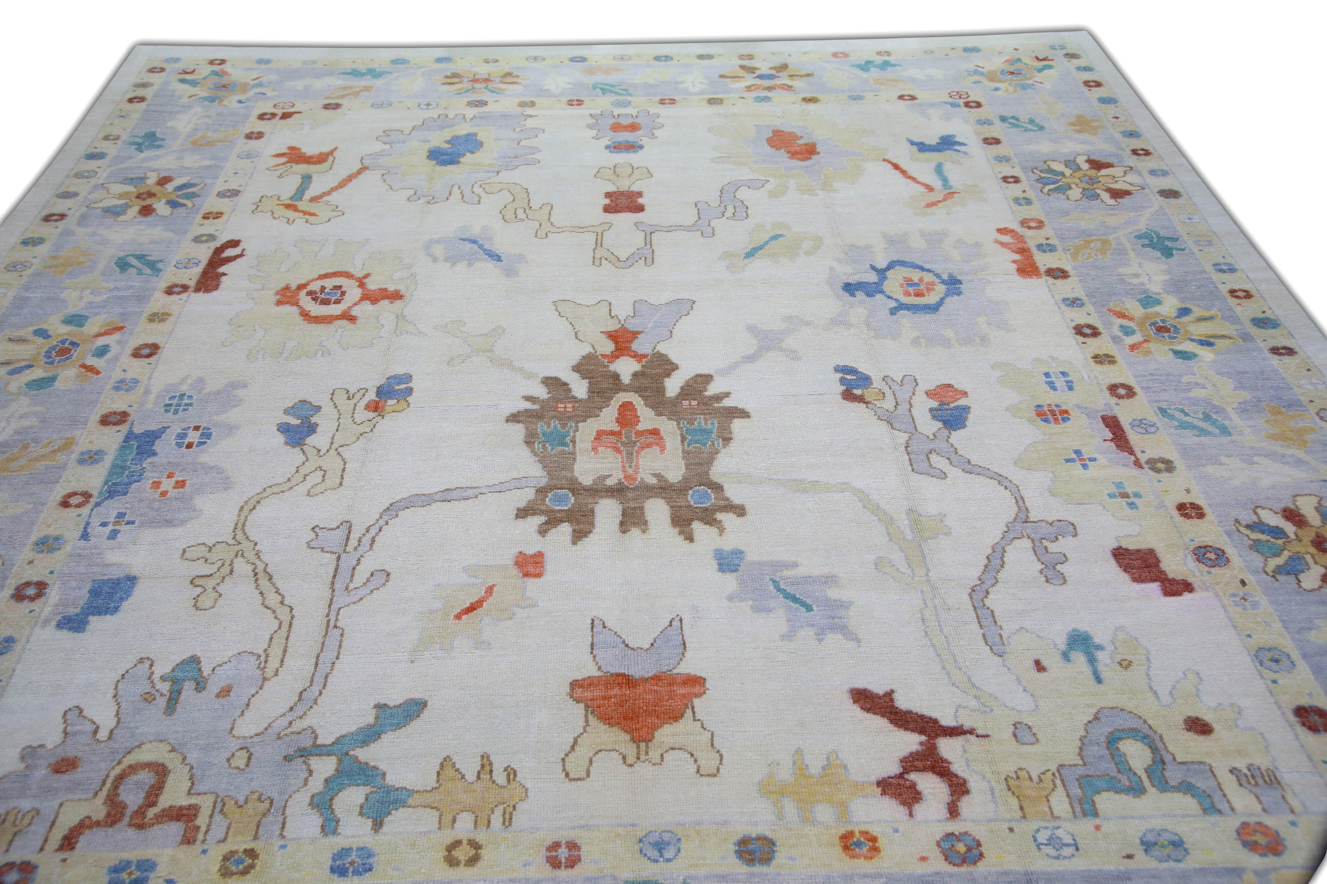 Oushak-Teppich Orientalischer handgeknüpfter türkischer Oushak 12'6