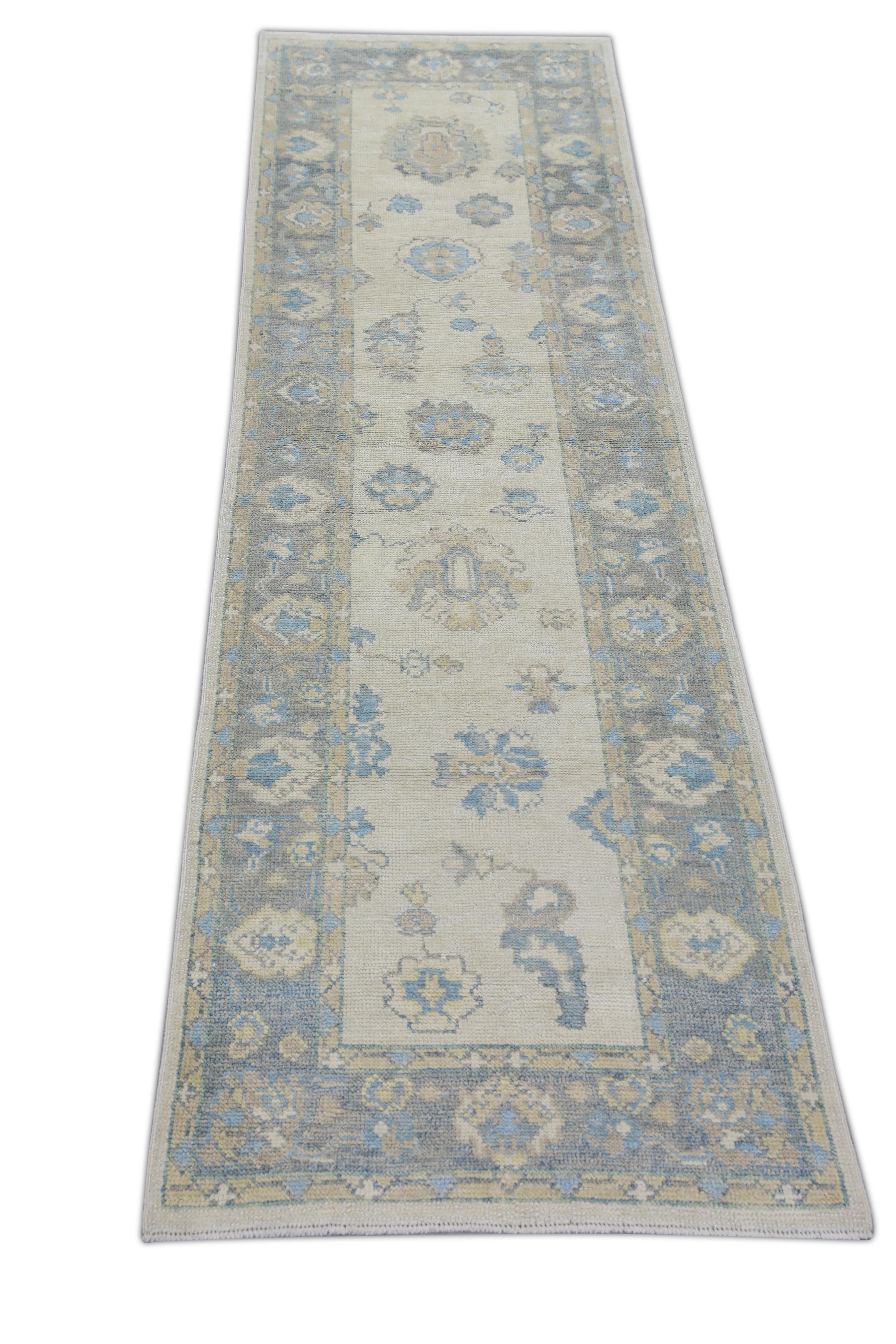 Tappeto Oushak Orientale annodato a mano Turco Oushak 2'10