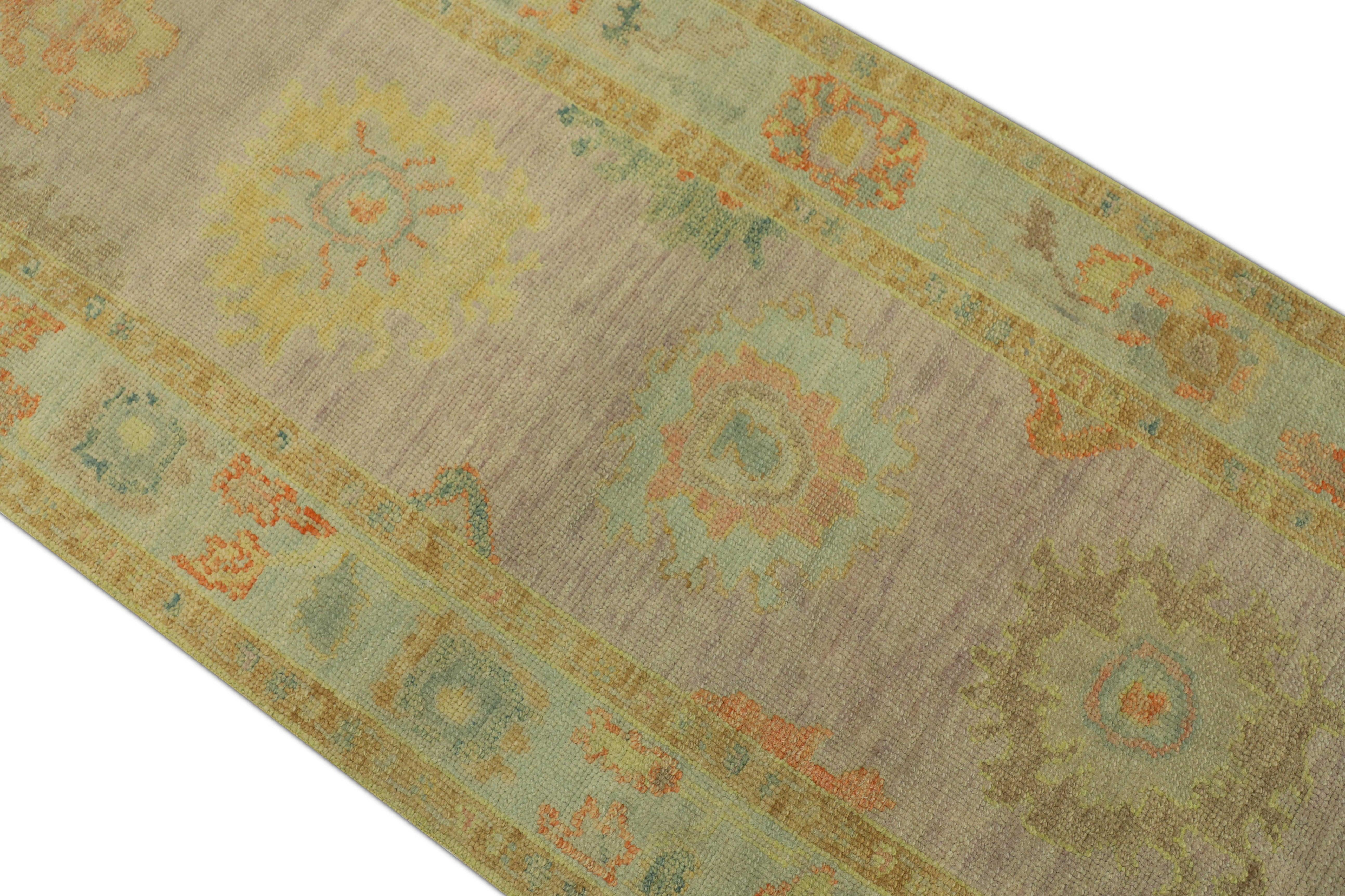 Oushak-Teppich Orientalischer handgeknüpfter türkischer Oushak 2'10