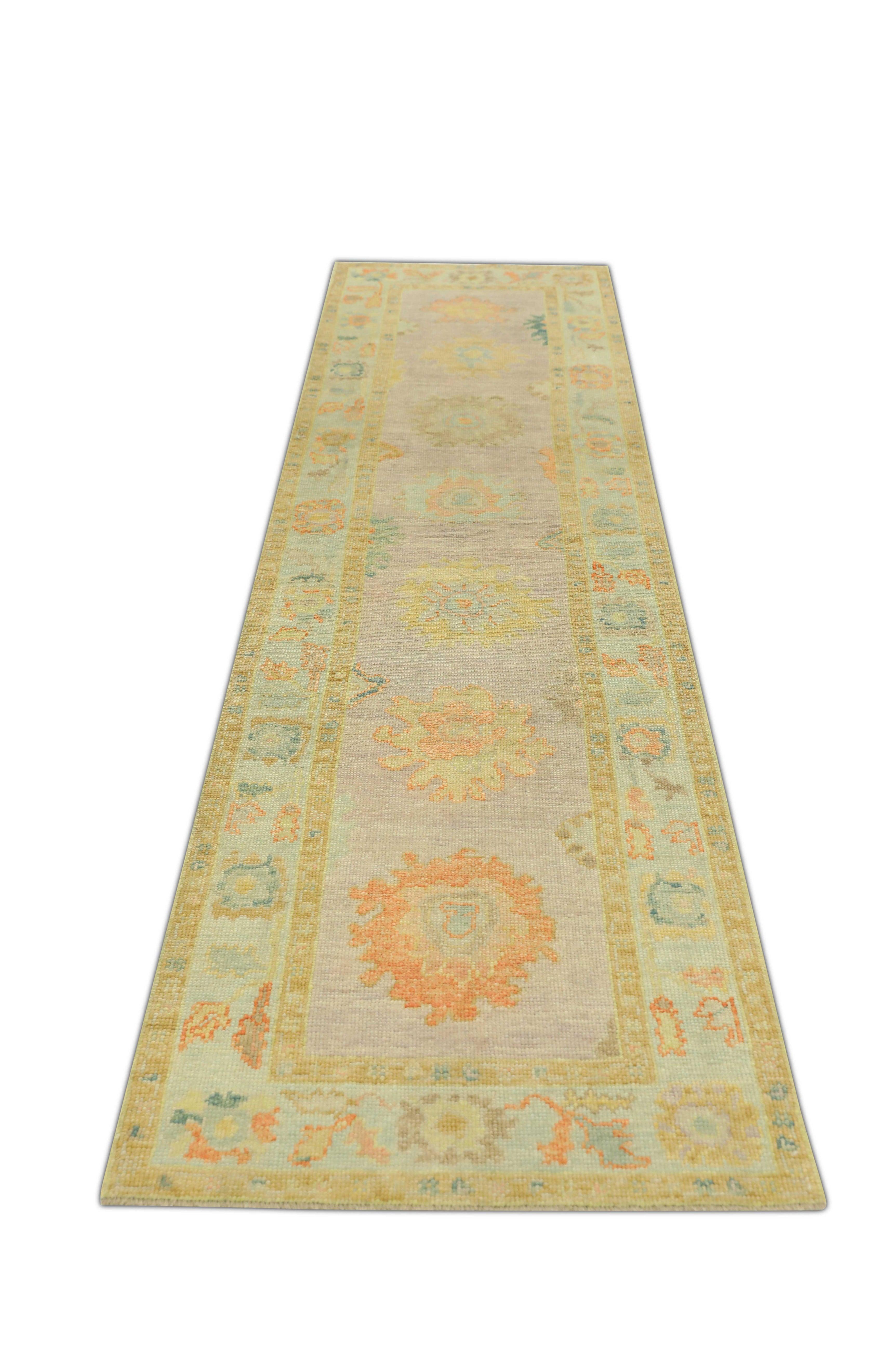 Oushak-Teppich Orientalischer handgeknüpfter türkischer Oushak 2'10