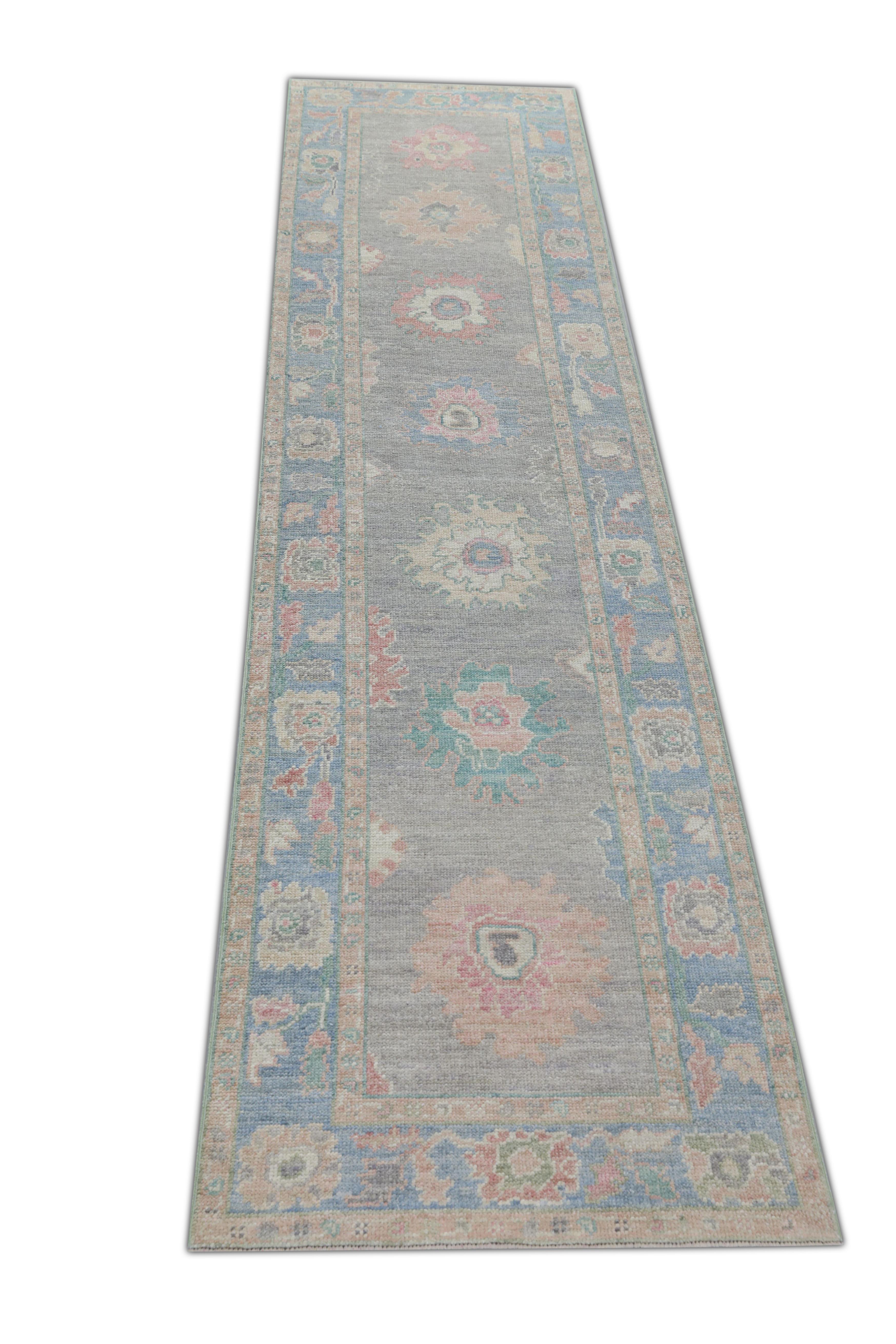 Oushak-Teppich Orientalischer handgeknüpfter türkischer Oushak 2'10