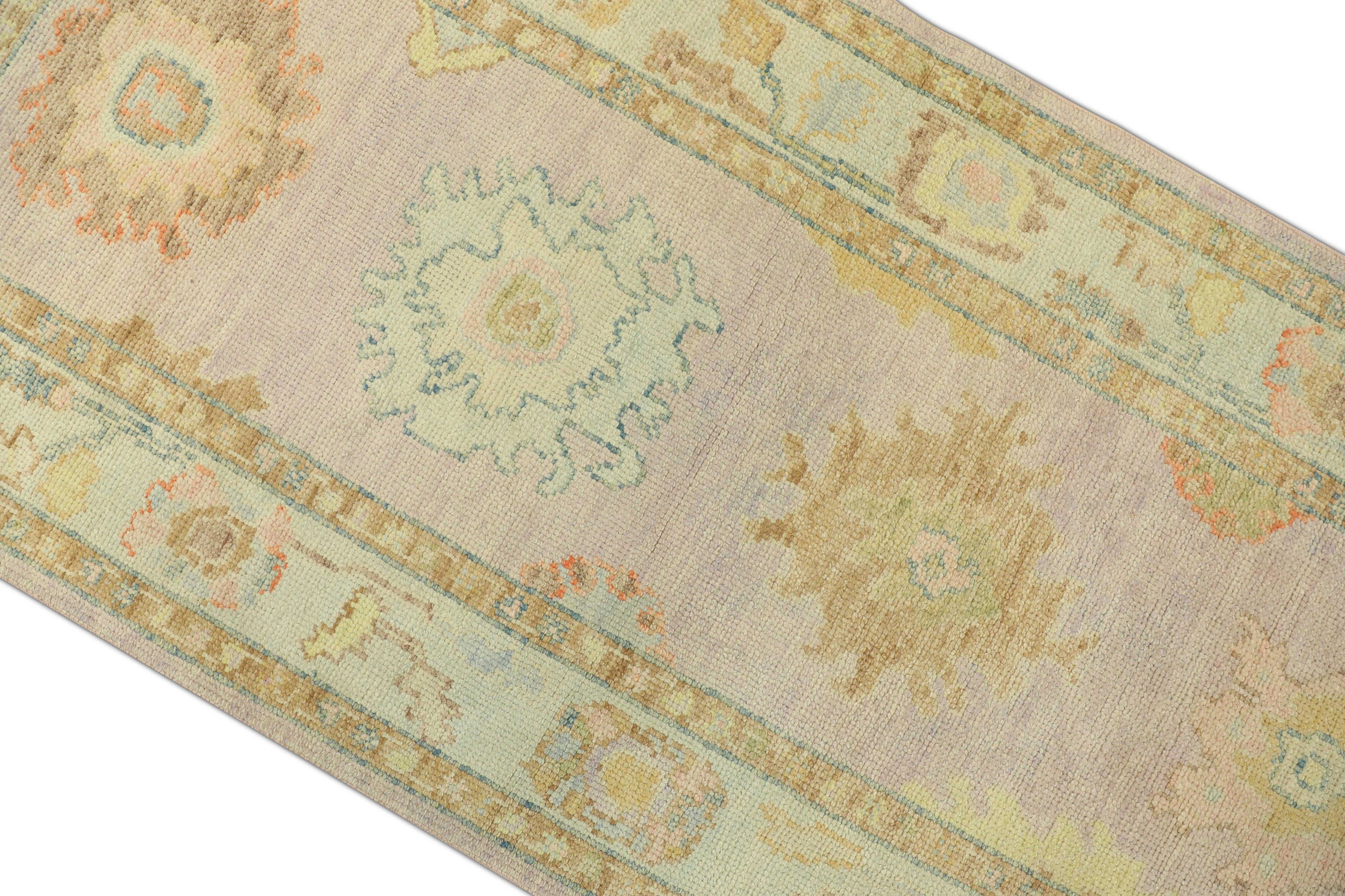 Oushak-Teppich Orientalischer handgeknüpfter türkischer Oushak 2'10