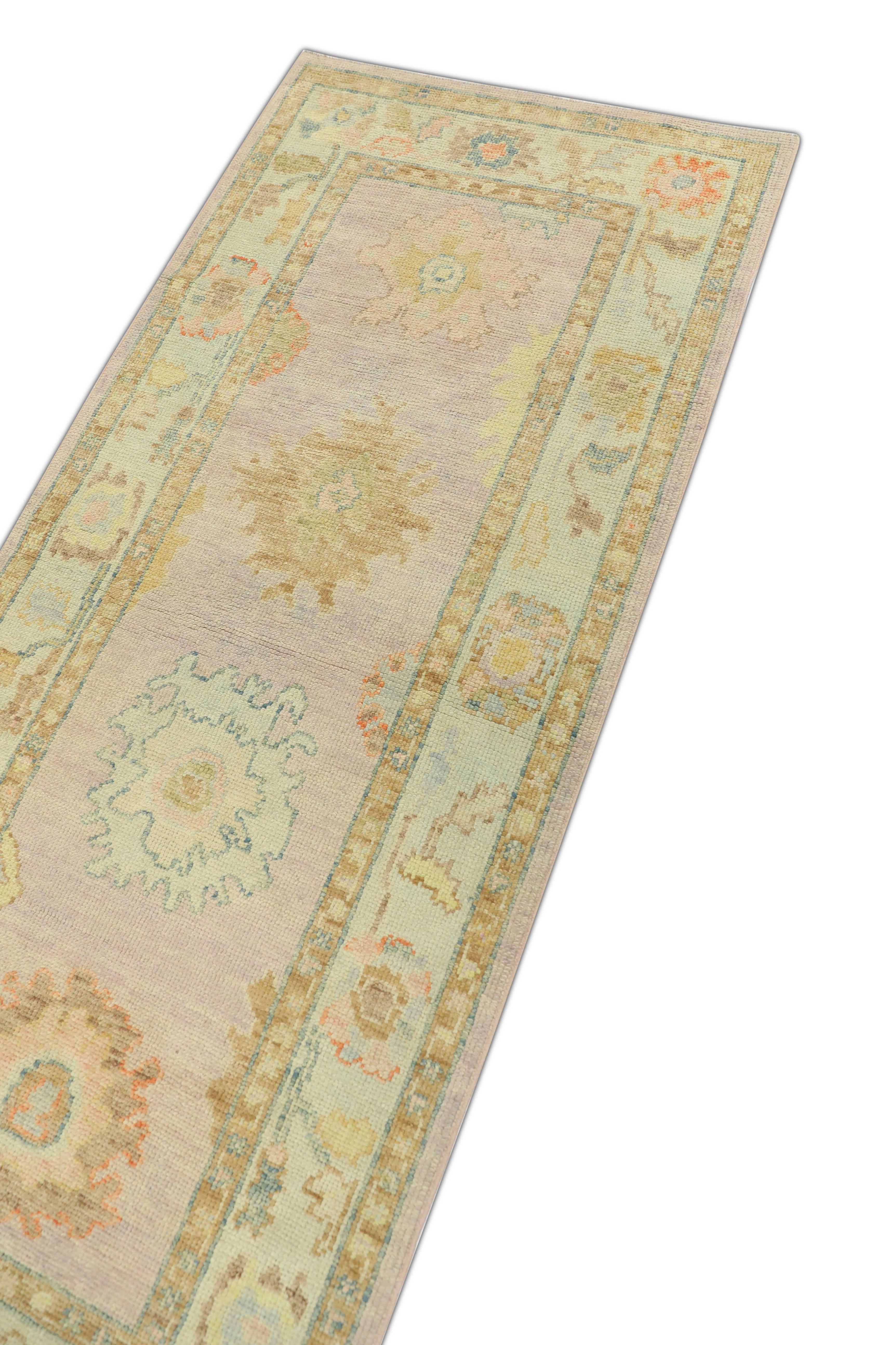 Oushak-Teppich Orientalischer handgeknüpfter türkischer Oushak 2'10