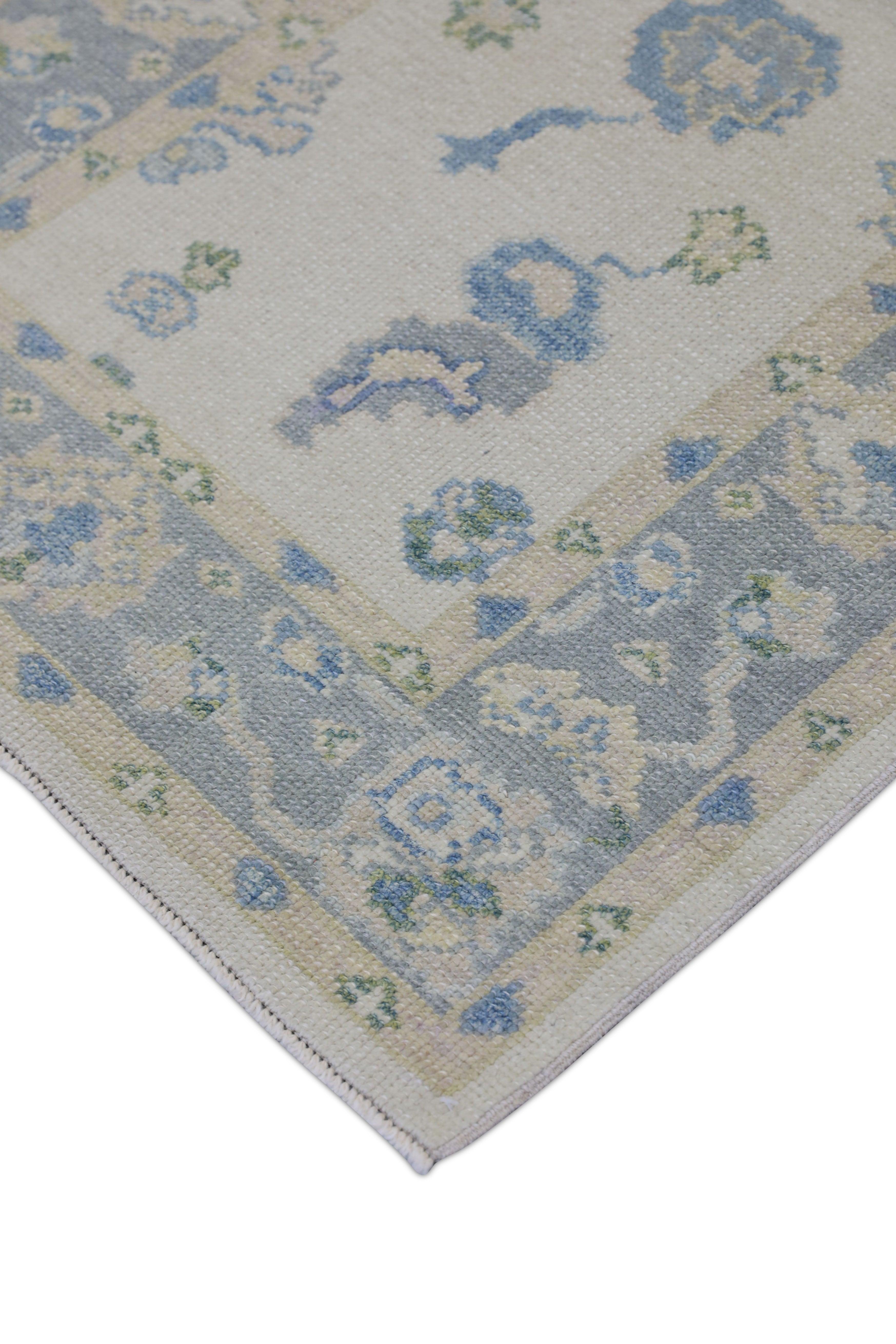 Oushak-Teppich Orientalischer handgeknüpfter türkischer Oushak 2'11