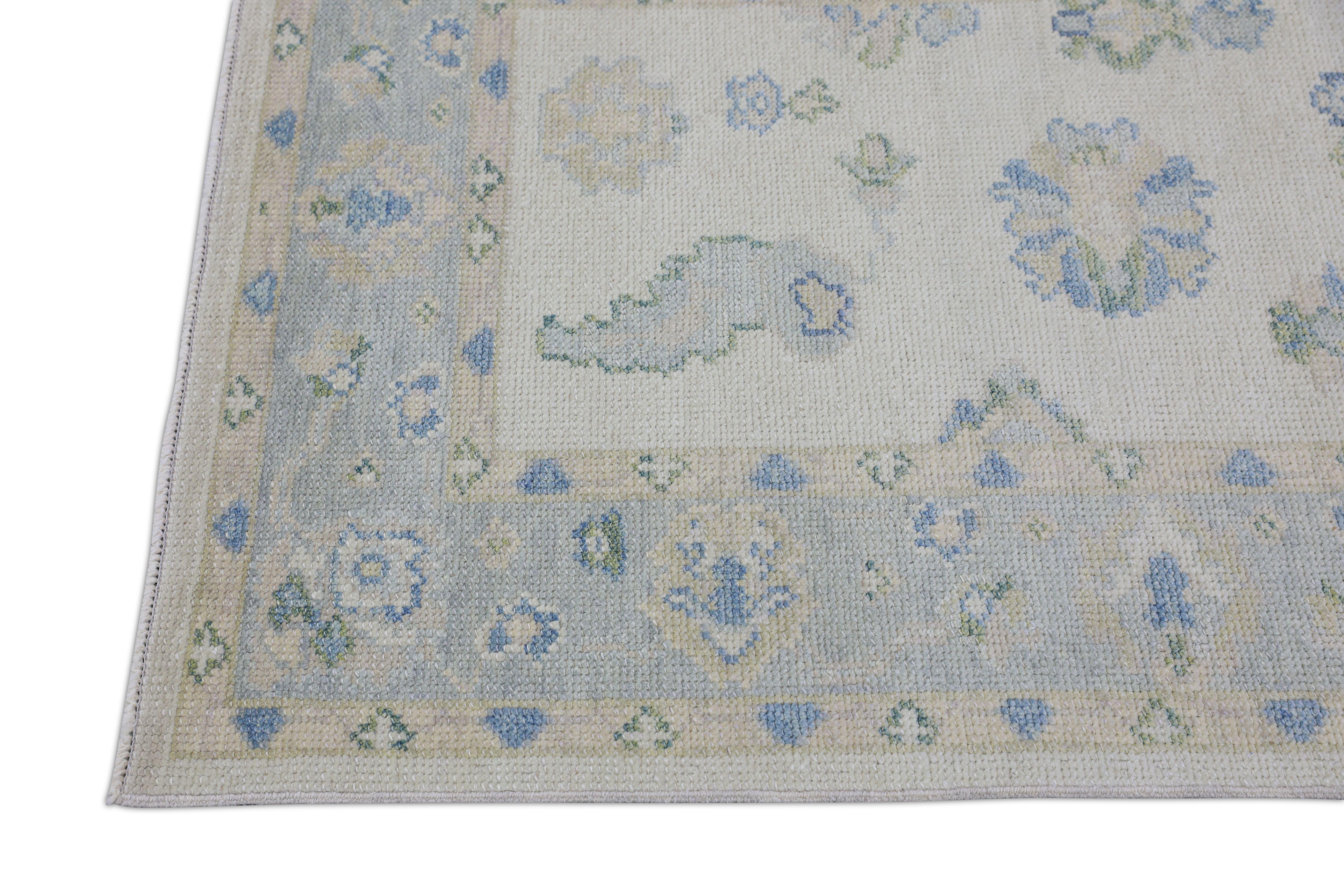 Oushak-Teppich Orientalischer handgeknüpfter türkischer Oushak 2'11
