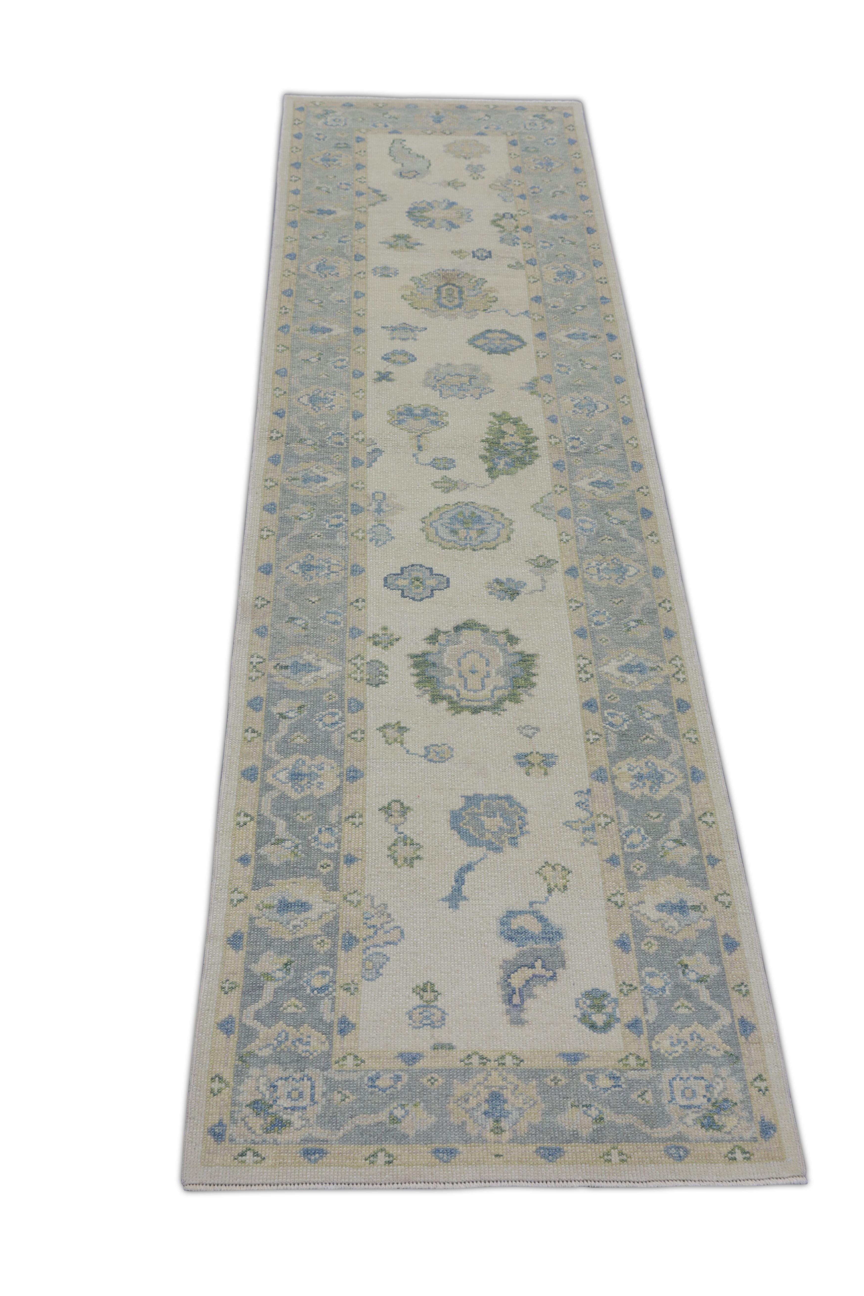 Oushak-Teppich Orientalischer handgeknüpfter türkischer Oushak 2'11